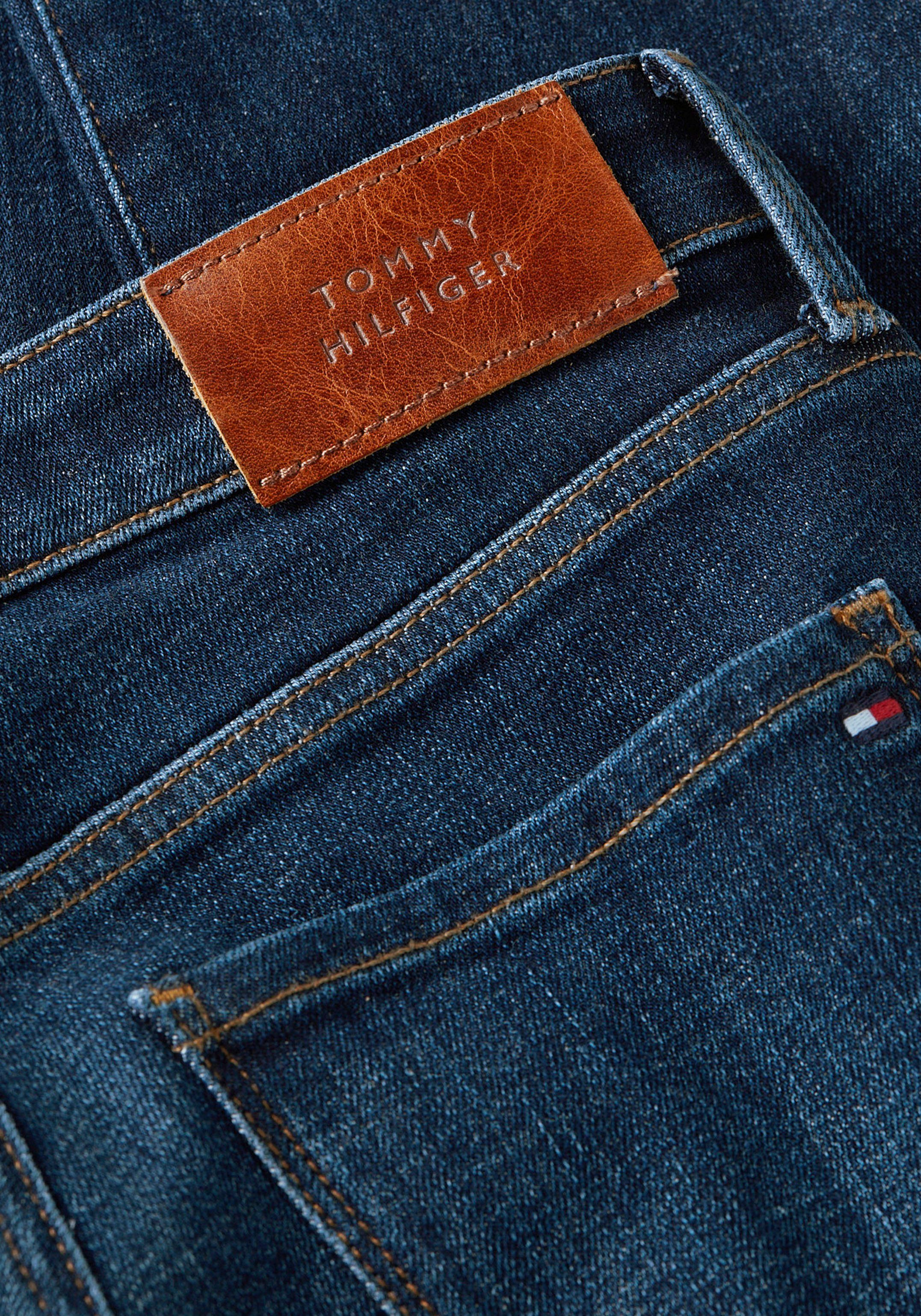 Tommy Hilfiger Skinny fit jeans TH FLEX COMO SKINNY RW GYA met tommy hilfiger logo-badge (TH FLEX COMO SKINNY RW)