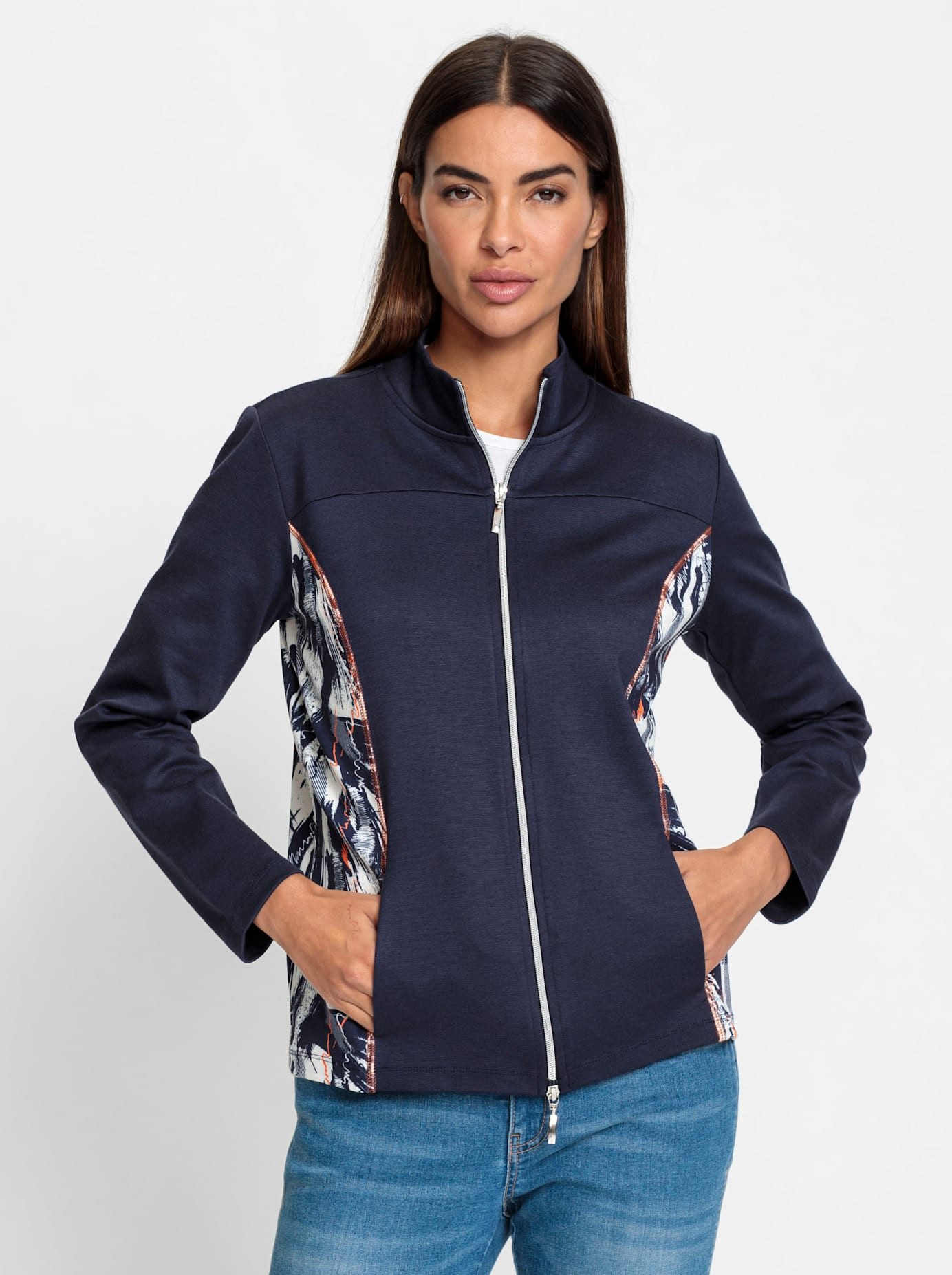 heine Shirtjasje Jerseyjack (1-delig)