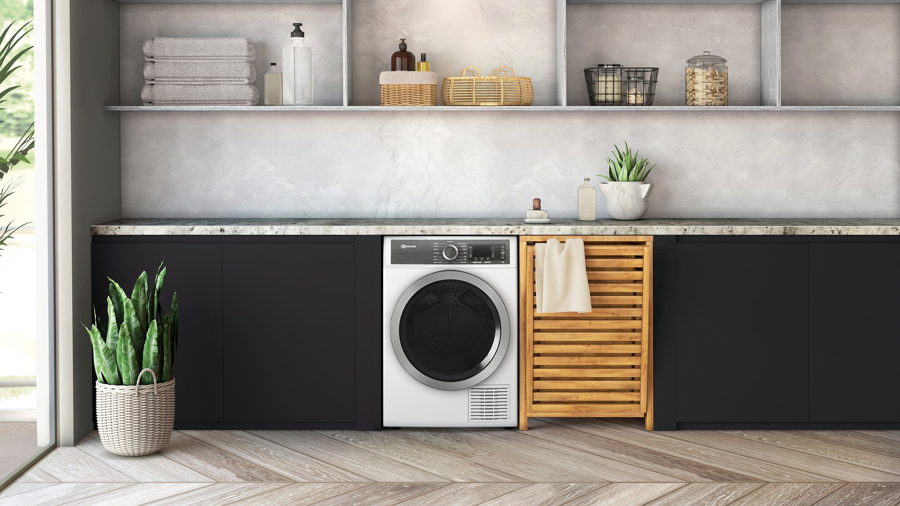 BAUKNECHT Warmtepompdroger B8 D94WB DE, 9 kg