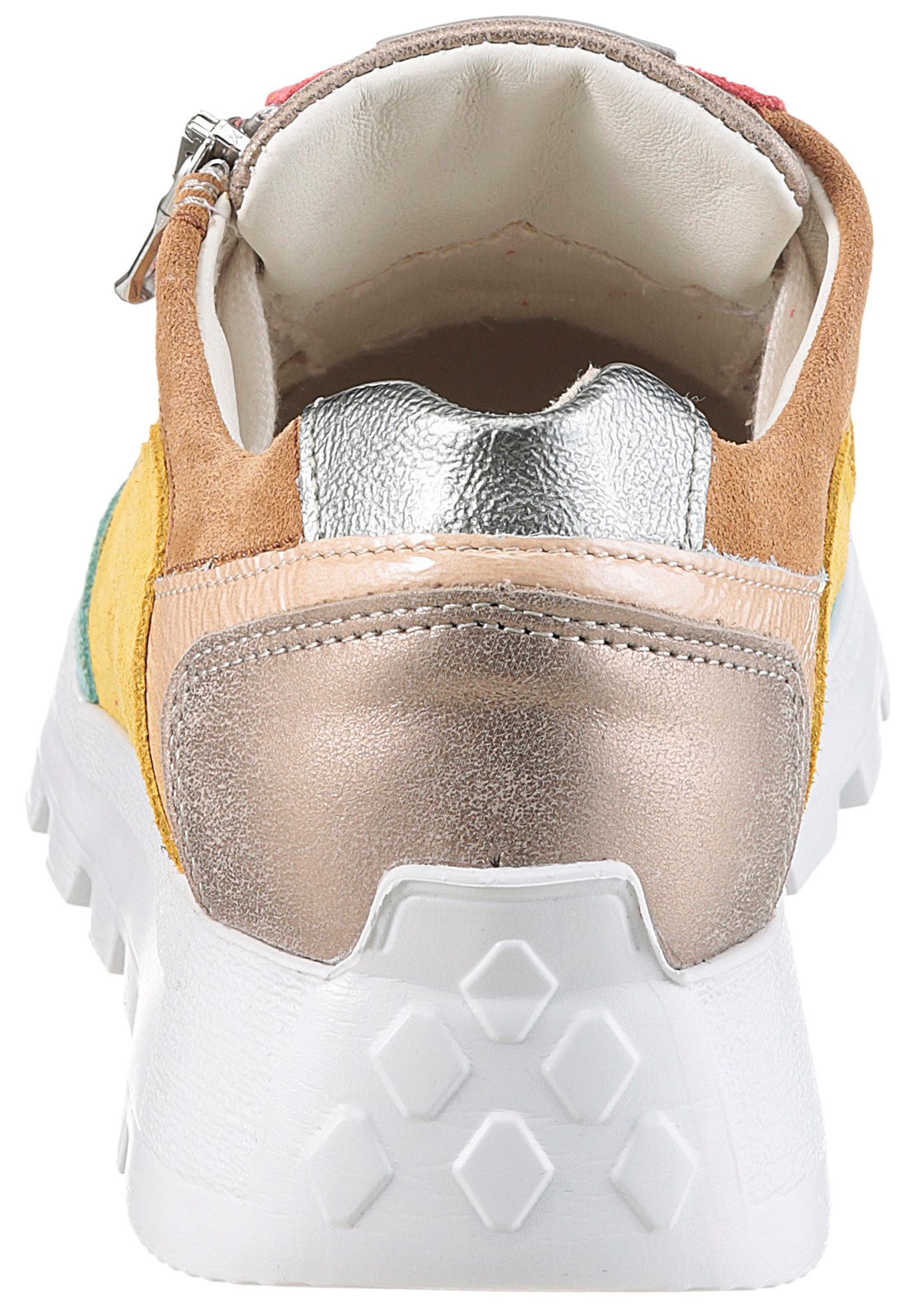 Waldläufer Plateausneakers H-AJALA , veterschoenen, lage schoen, comfortabele schoen in h-breedte (=zeer breed)