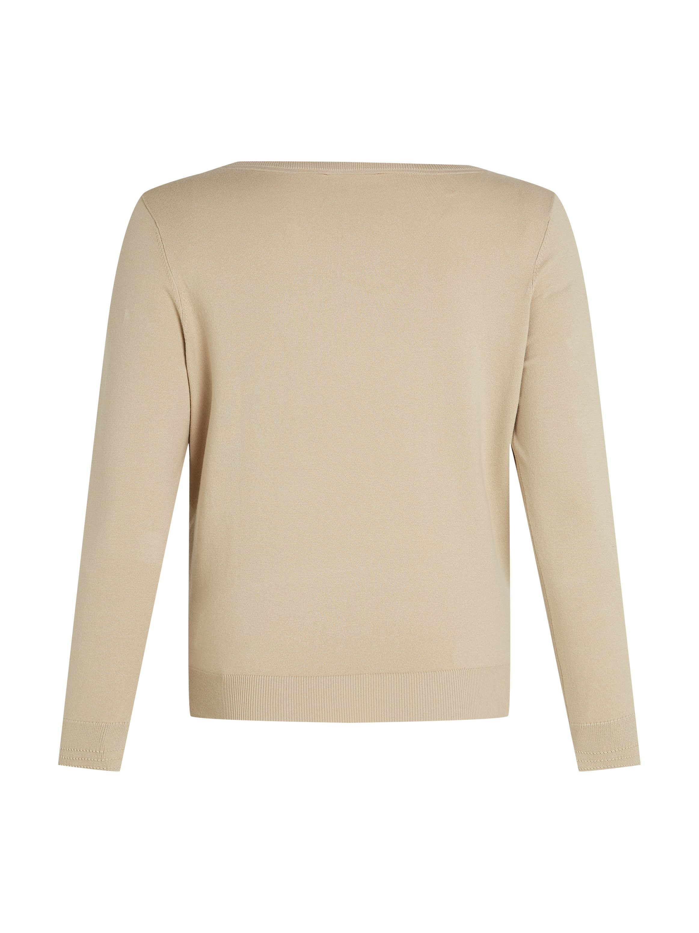 Tommy Hilfiger Curve Gebreide trui CRV CO JERSEY STITCH LS B-NK SWT
