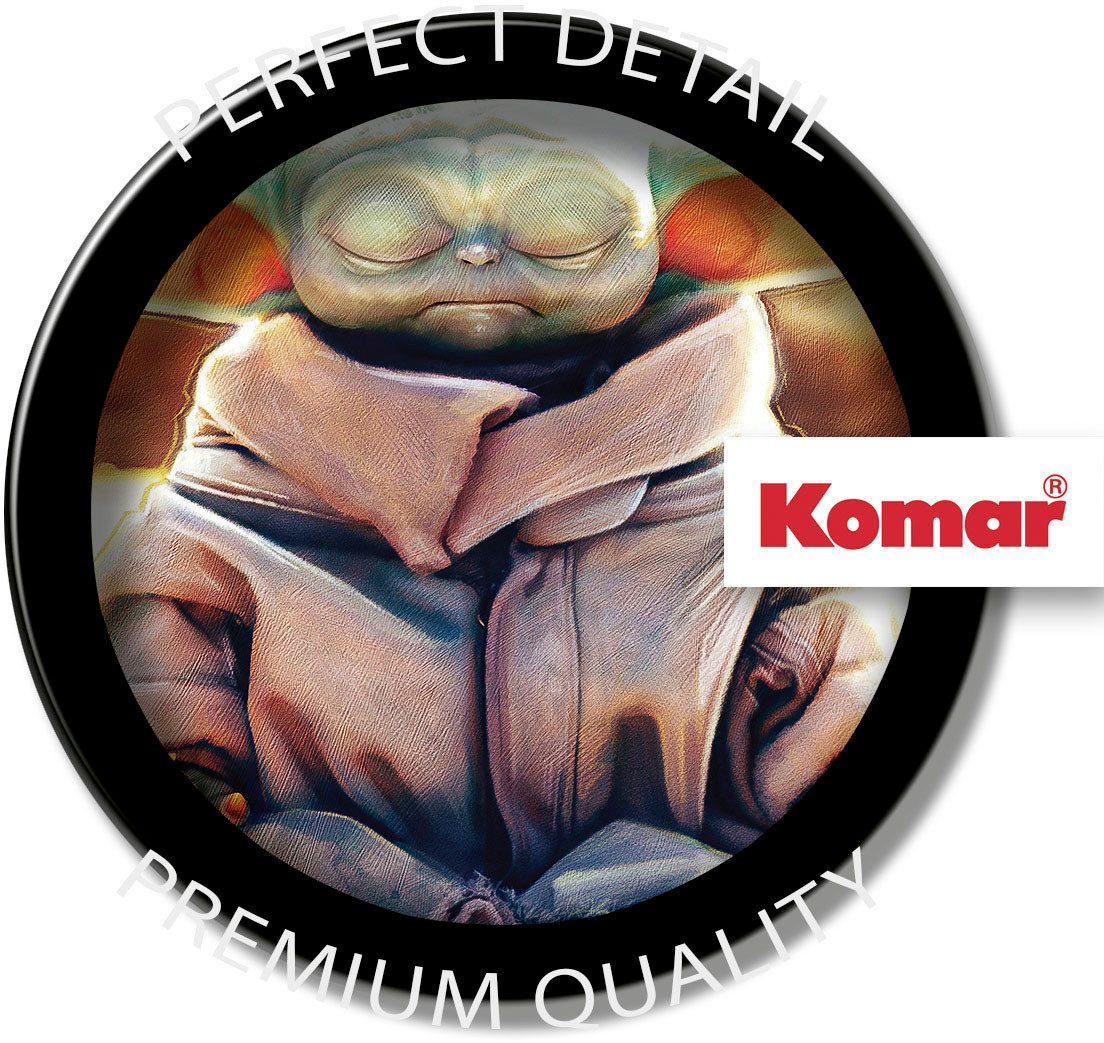 Komar Artprint op linnen The Mandalorian Grogu Meditation King - afm. 40 x 30 cm (1 stuk)