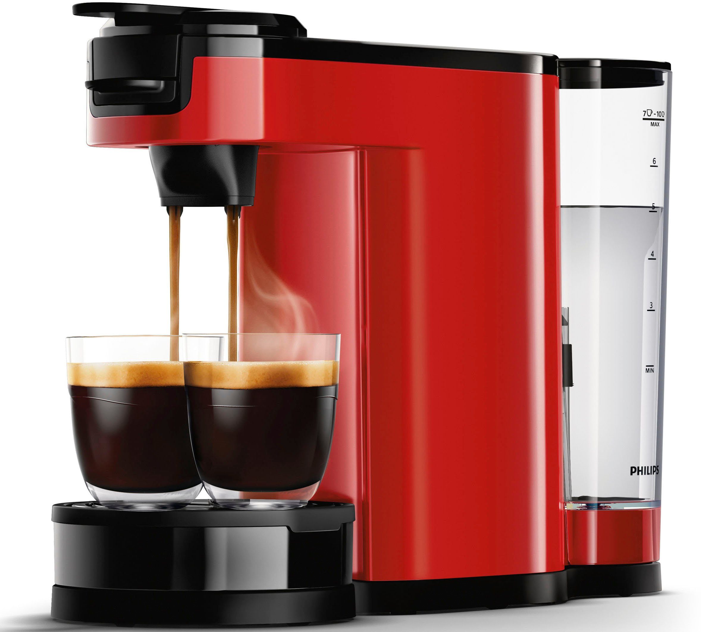 Senseo Koffiepadautomaat Switch HD6592/64, 2-in-1 pad en filterkoffie, 1 l