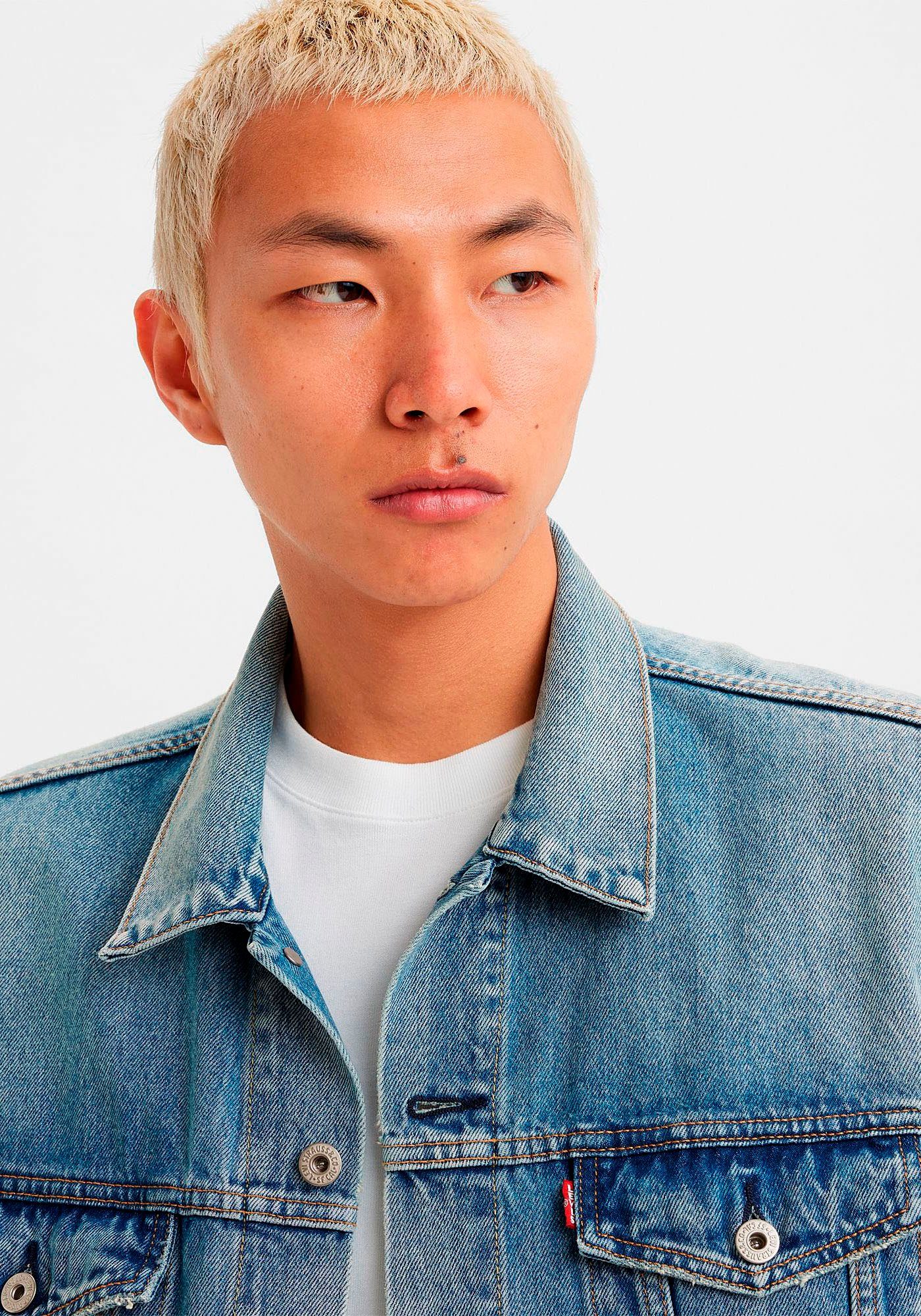 Levi's® Jeansgilet RELAXED TRUCKER VEST MED INDIGO - WORN IN