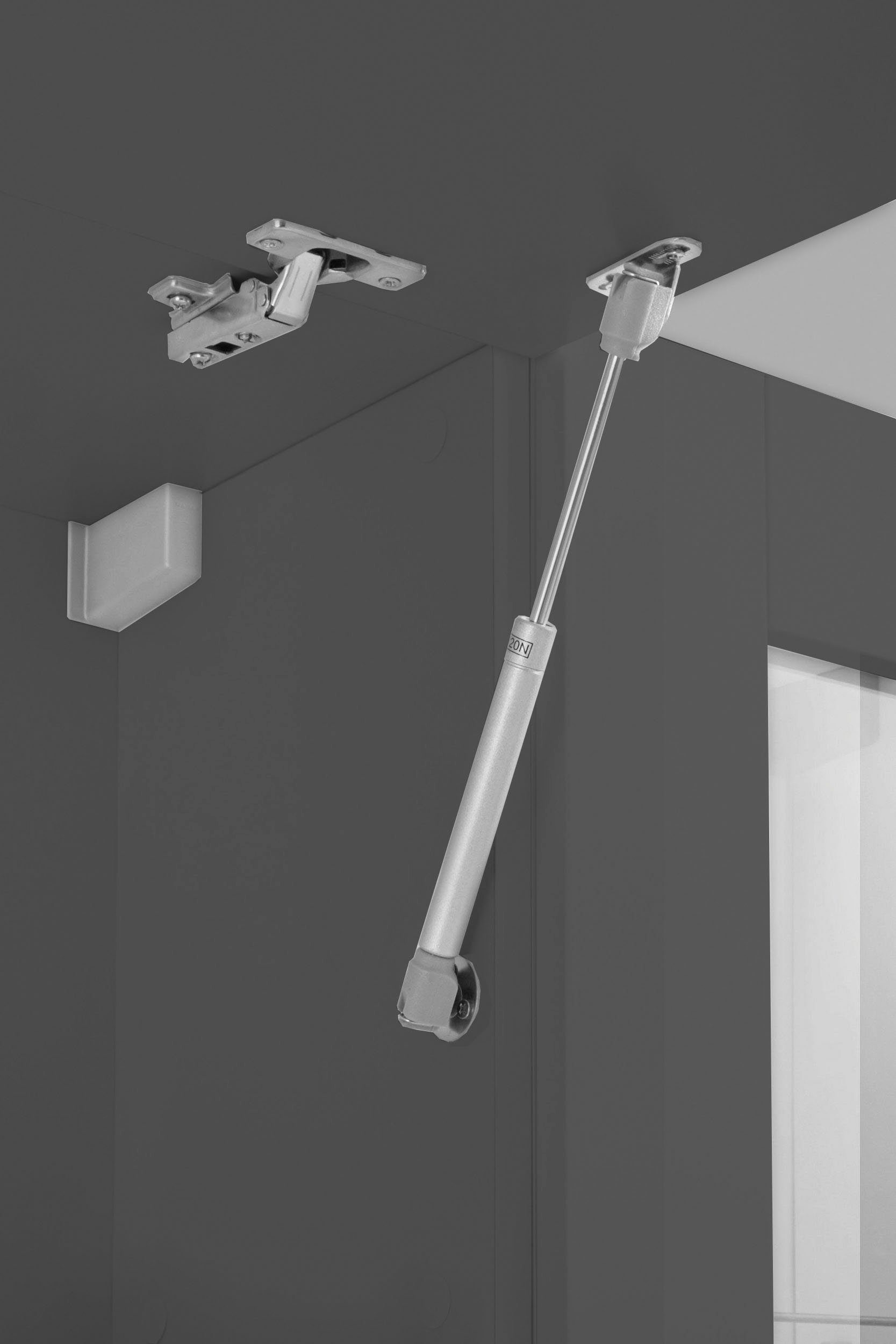 INOSIGN Wandmeubel Maruska Front/ romp hoogglans-wit (set, 4-delig)