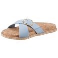 marc o'polo slippers in zomers kleurenpalet blauw