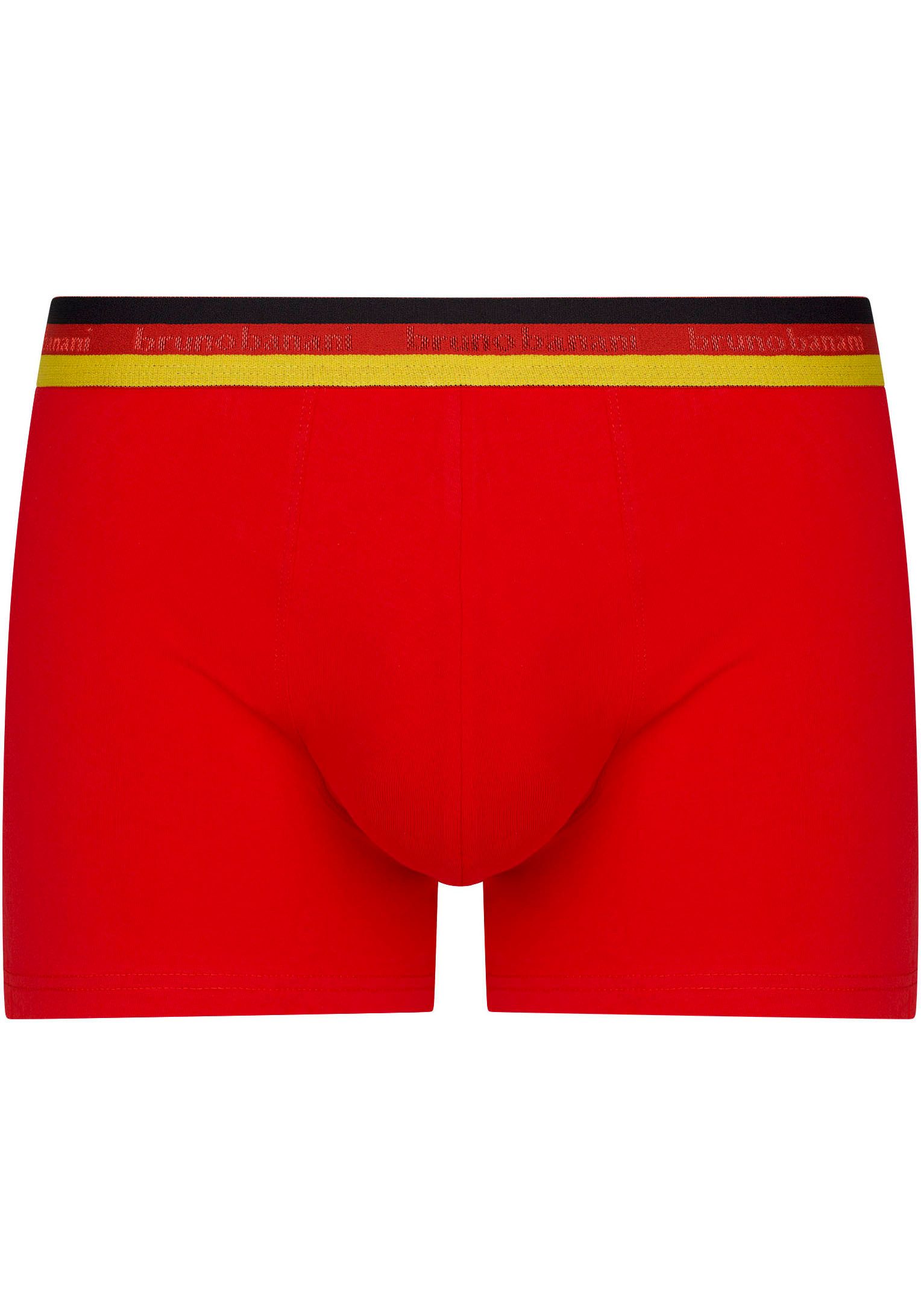 Bruno Banani Retro hipster Golden Goal met meerkleurige boord (Set van 3)