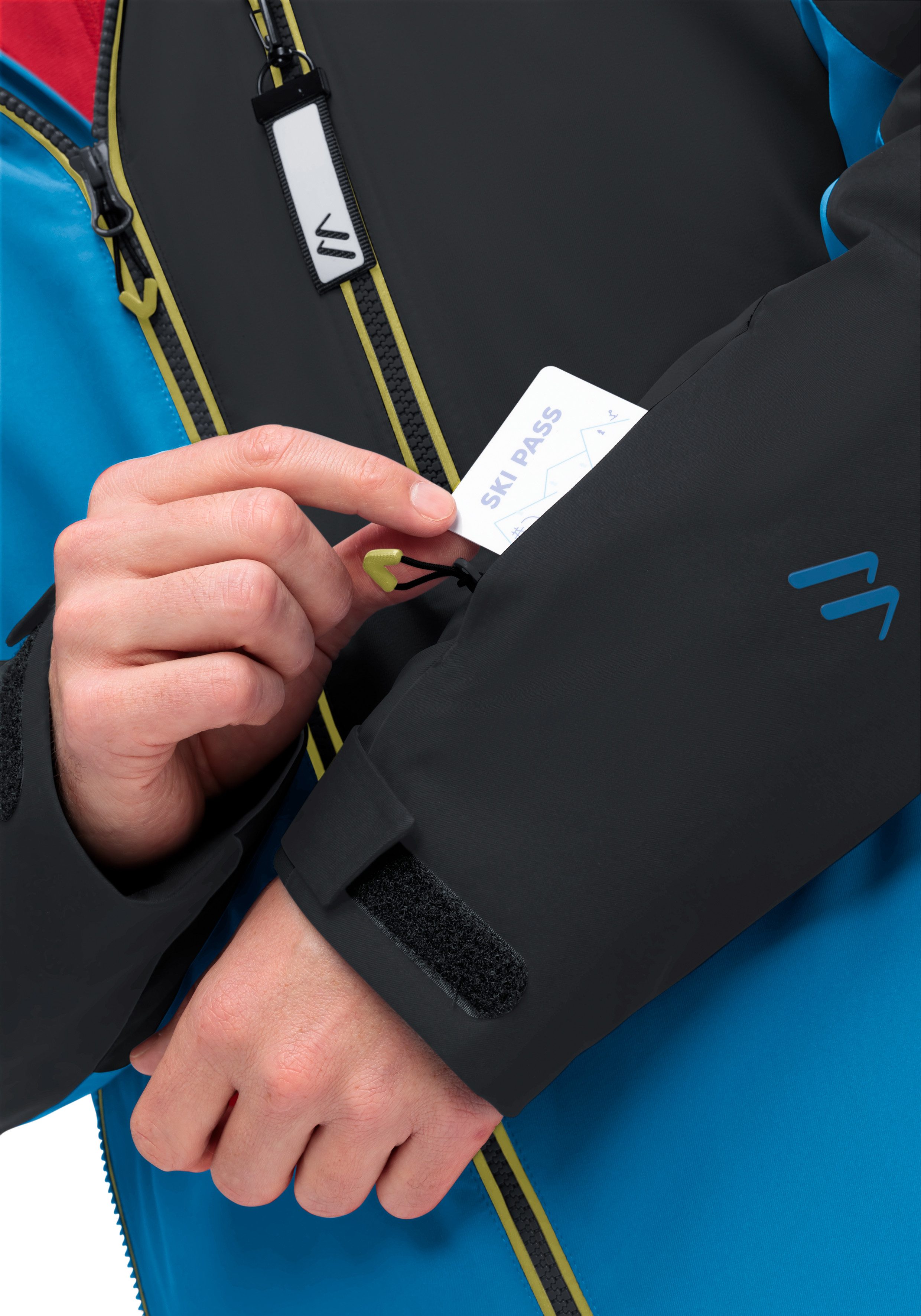 Maier Sports Ski-jack Oravice Heren winterjack met ritszakken en capuchon waterdicht