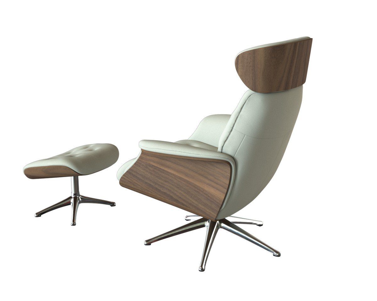 FLEXLUX Relaxfauteuil Volden, functionele stoel, gestoffeerde stoel, armleuningen, TV-fauteuil