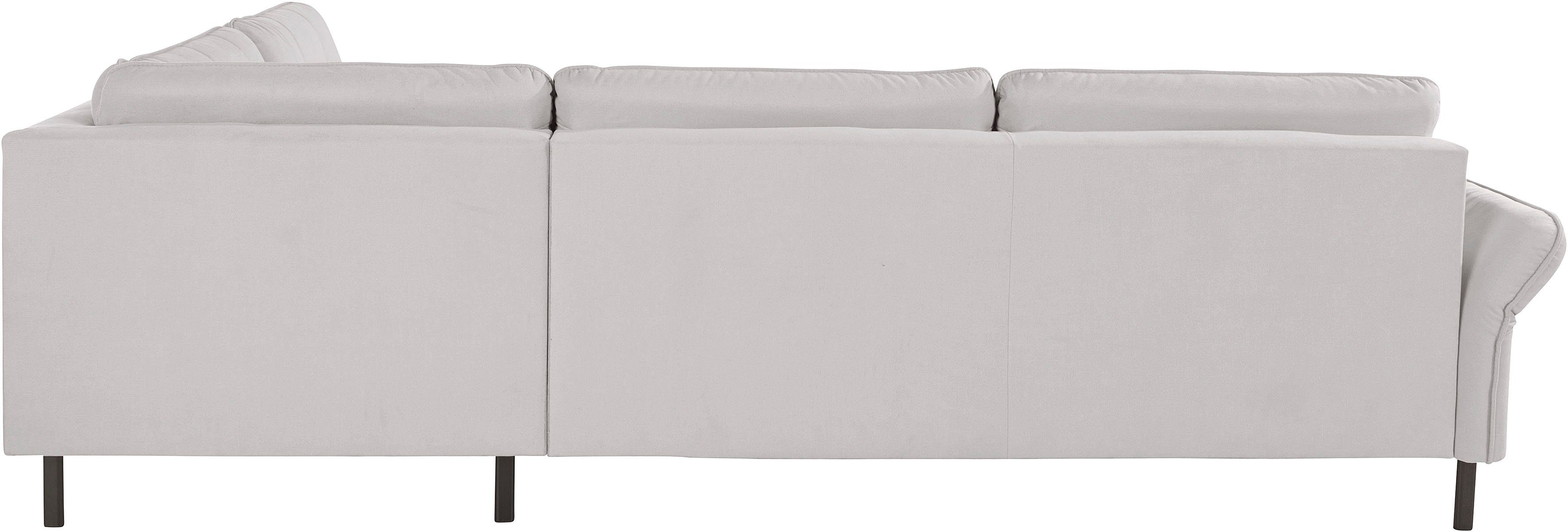 INOSIGN Hoekbank Birkholm L-vorm Verstelbare armleuningen, ook in Easy Clean bekleding - met water te reinigen