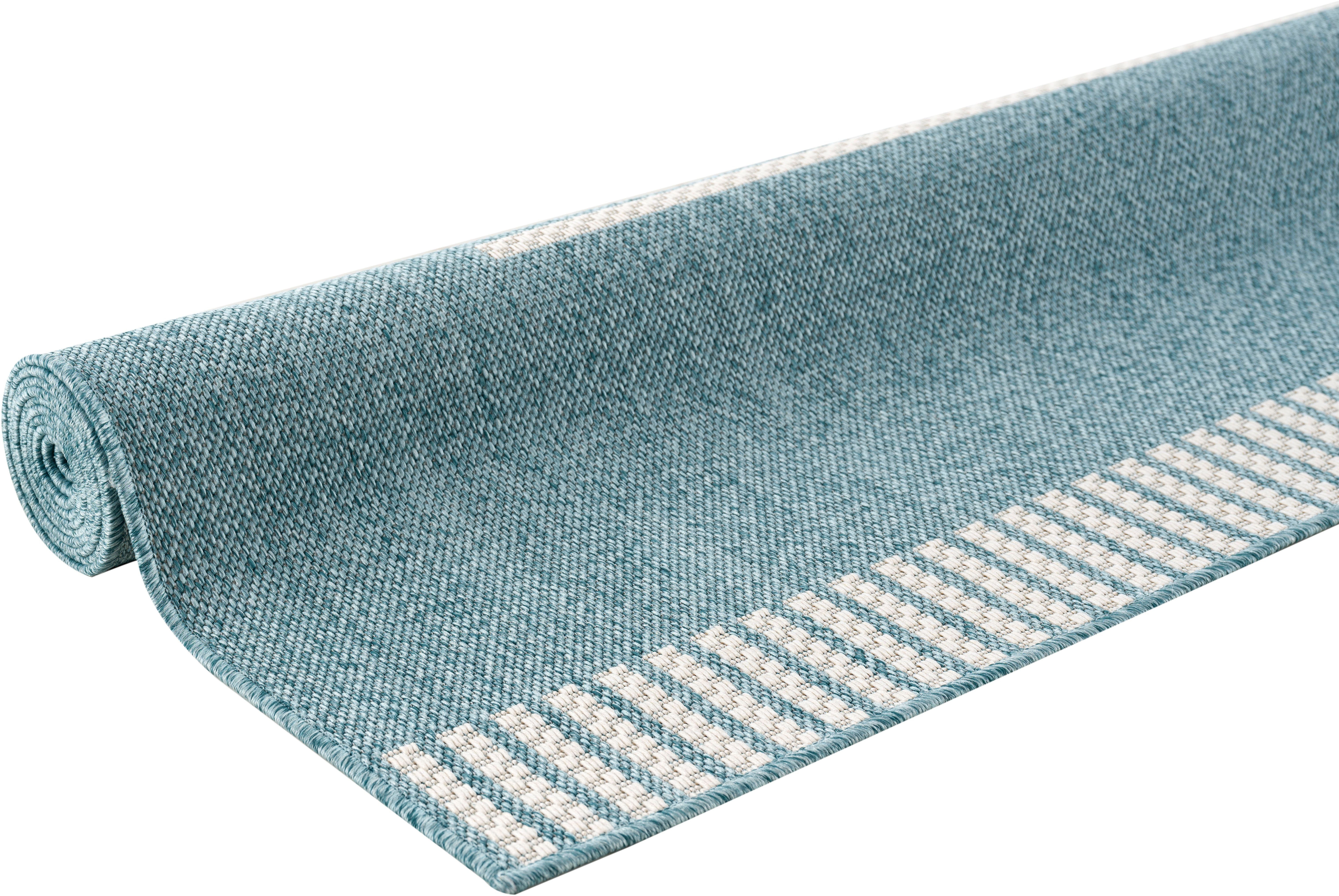 andas Vloerkleed PICO Geschikt voor buiten, sisal-look, weerbestendig & uv-bestendig, platweefsel