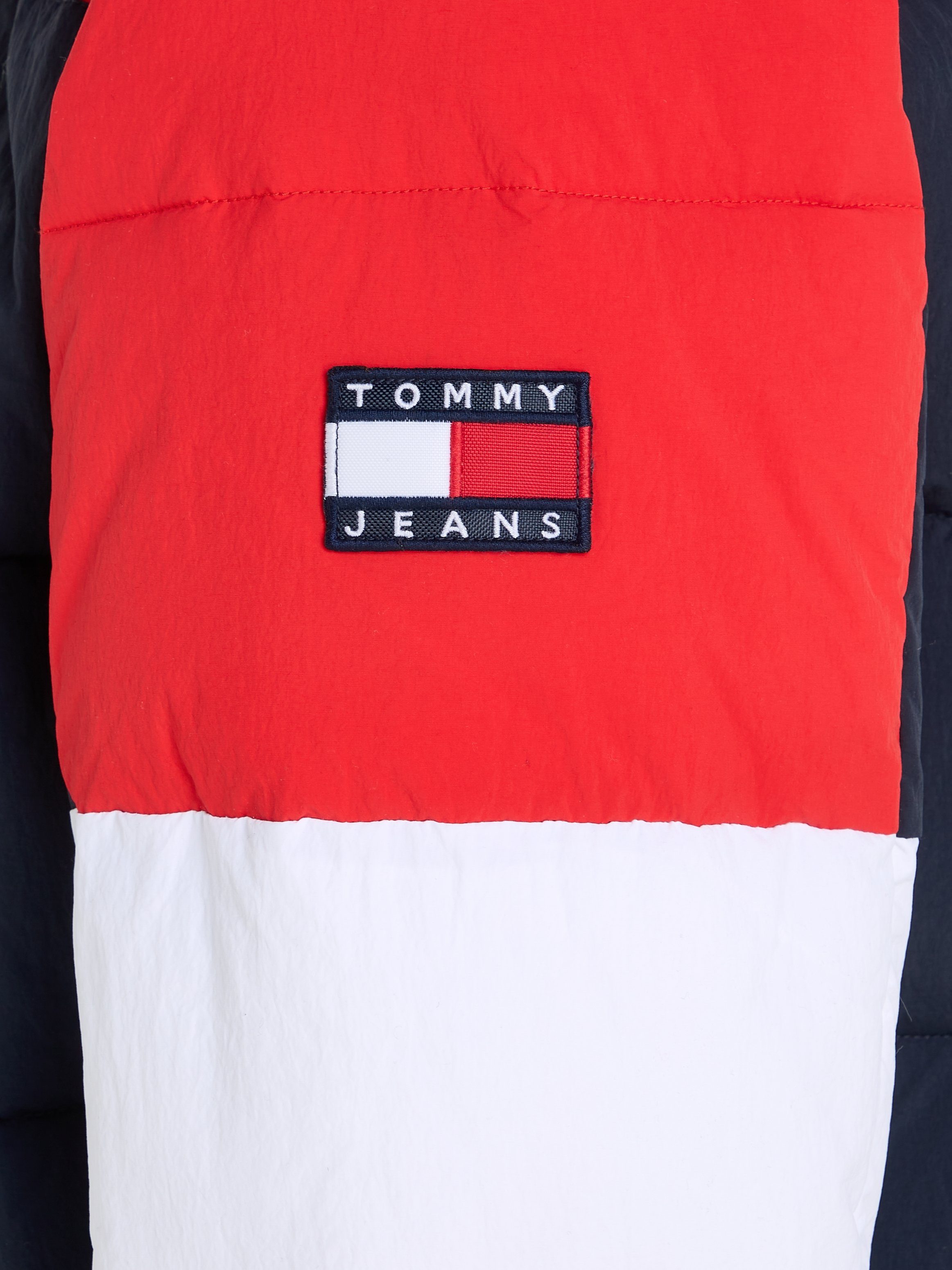 TOMMY JEANS Gewatteerde jas TJM RWB COLORBLOCK PUFFER