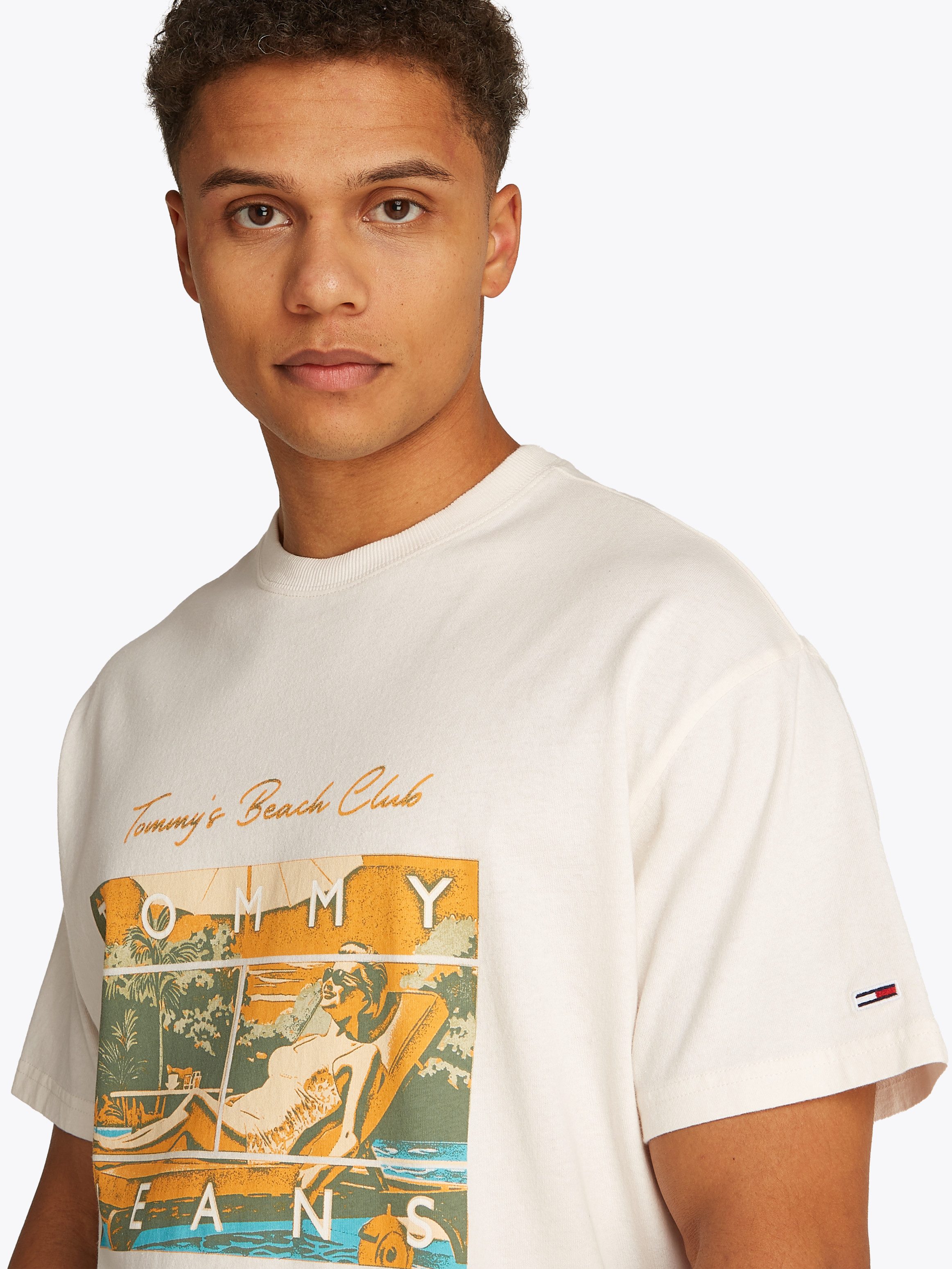 TOMMY JEANS T-shirt TJM RLX BEACH CLUB GRAPHIC TEE