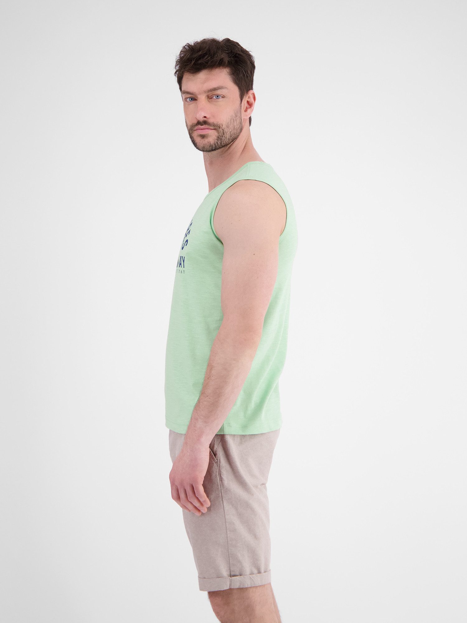 Lerros Muscle-shirt LERROS heren tanktop met borstprint