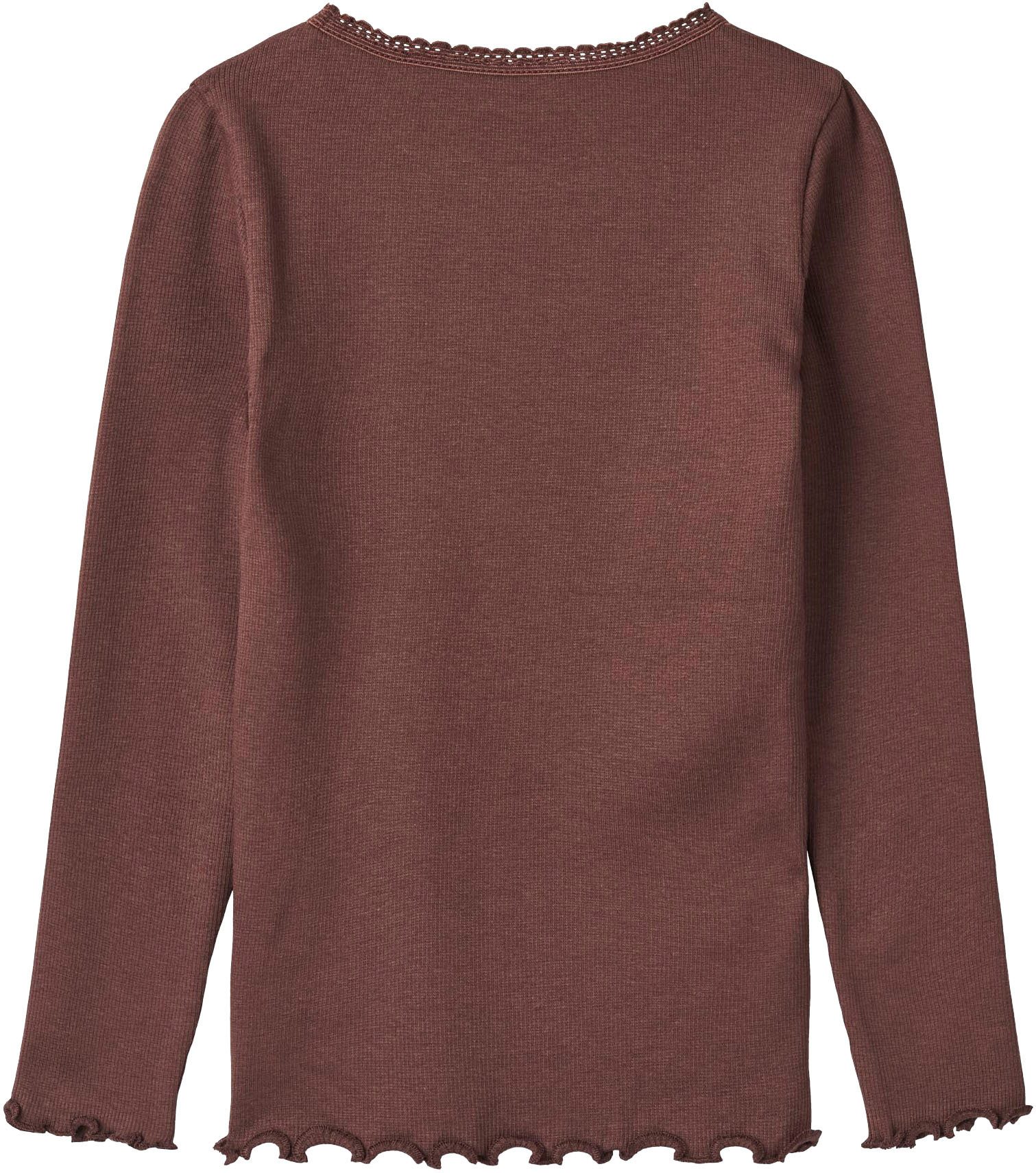 WHEAT Shirt met lange mouwen Rib T-Shirt L/S Reese