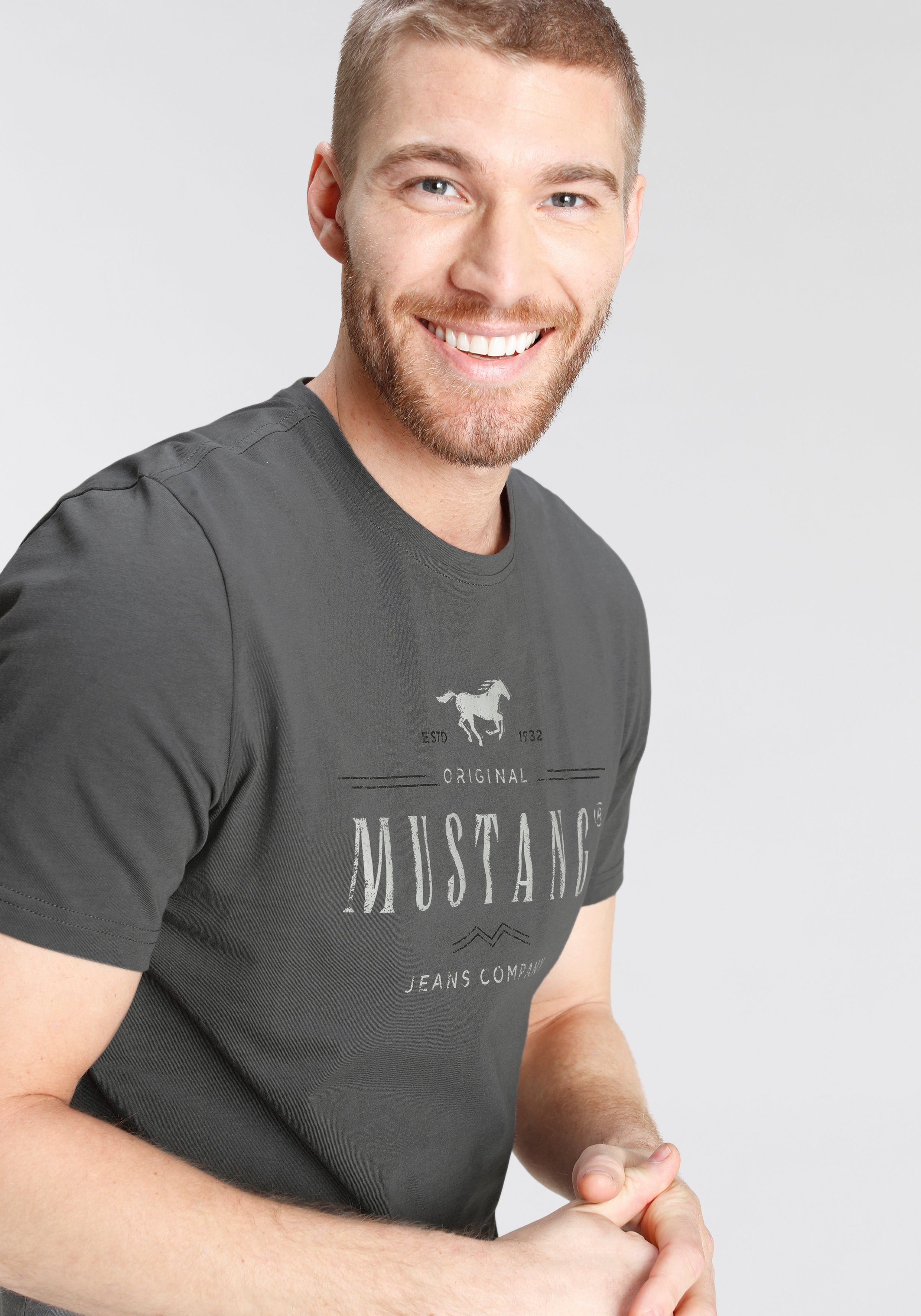 MUSTANG T-shirt Style Alex C Print