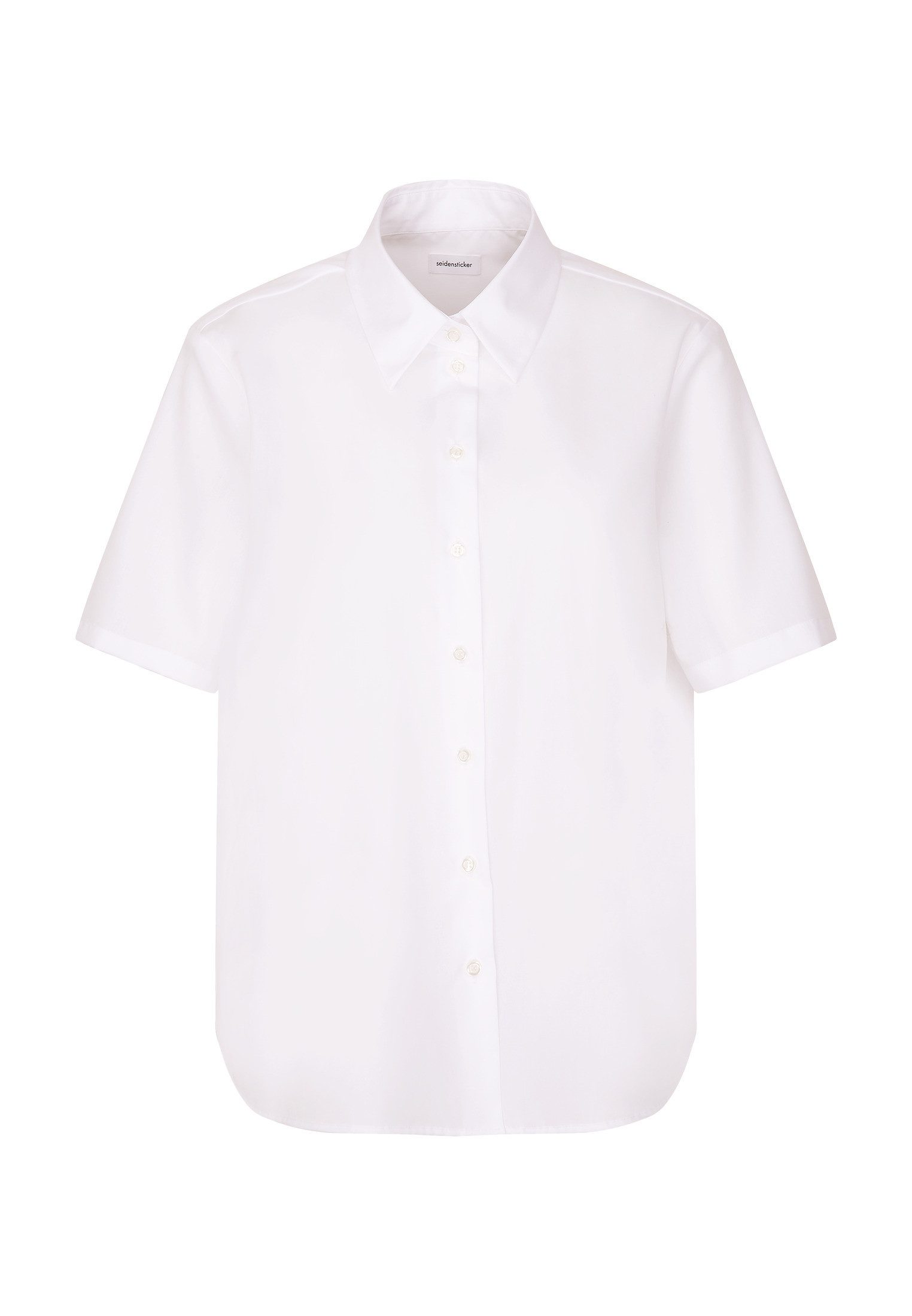 seidensticker Overhemdblouse 1/2 kraag uni