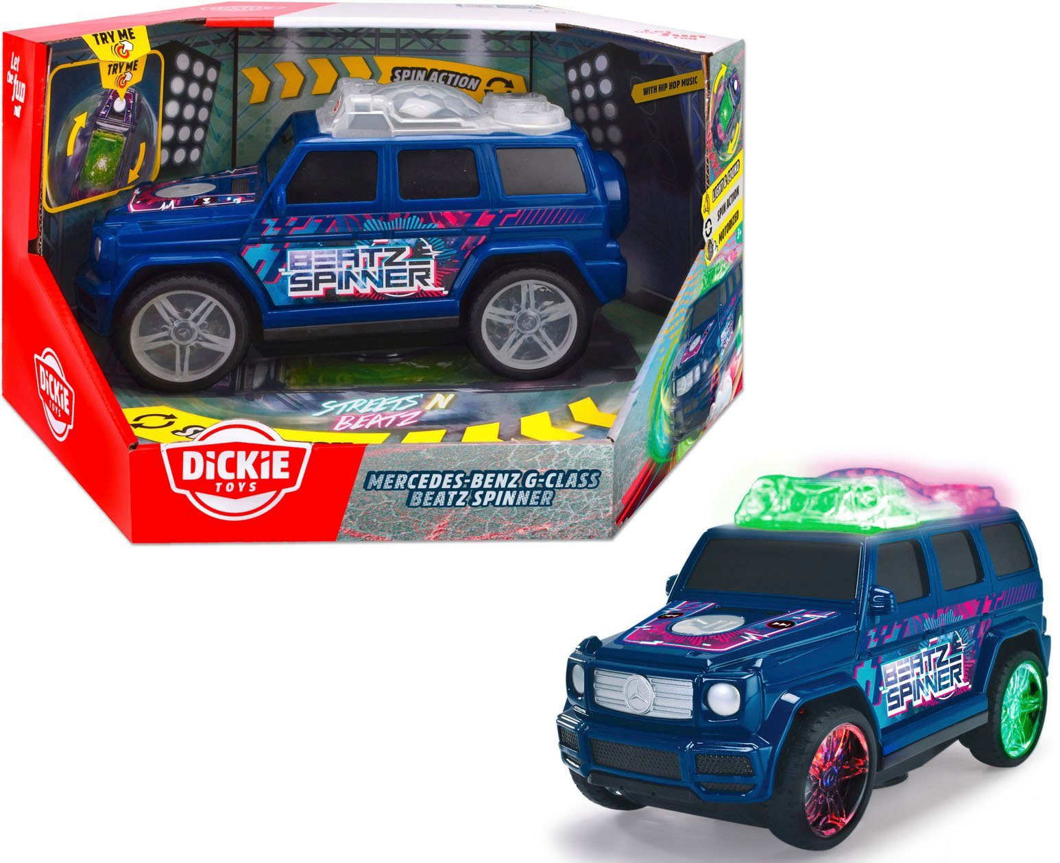 Dickie Toys Speelgoedauto STREETS N BEATZ, Mercedes-Benz G-Class Beat Spinner