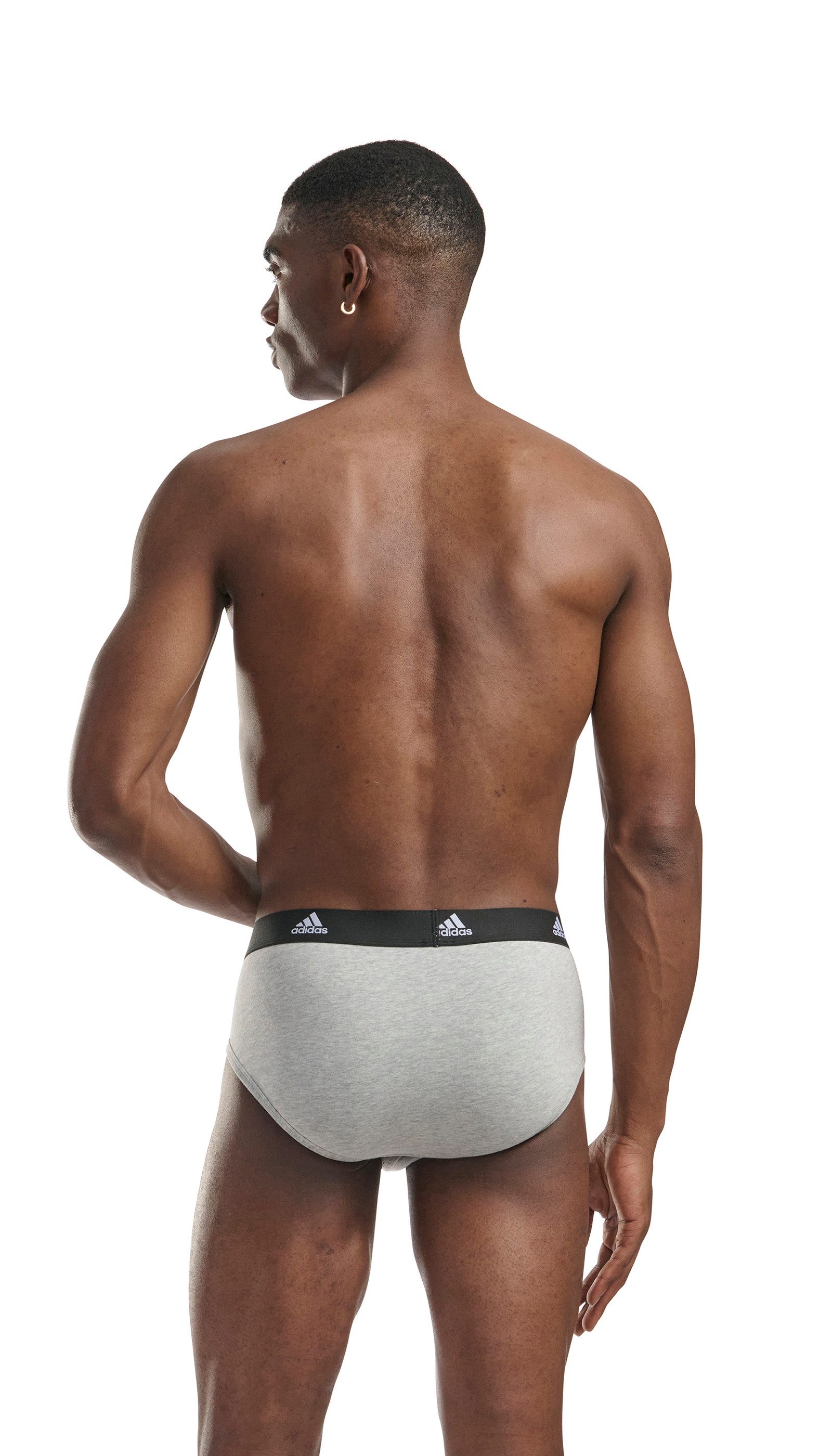 adidas Sportswear Slip Active Flex Cotton met vochtregulerende technologie (3 stuks)