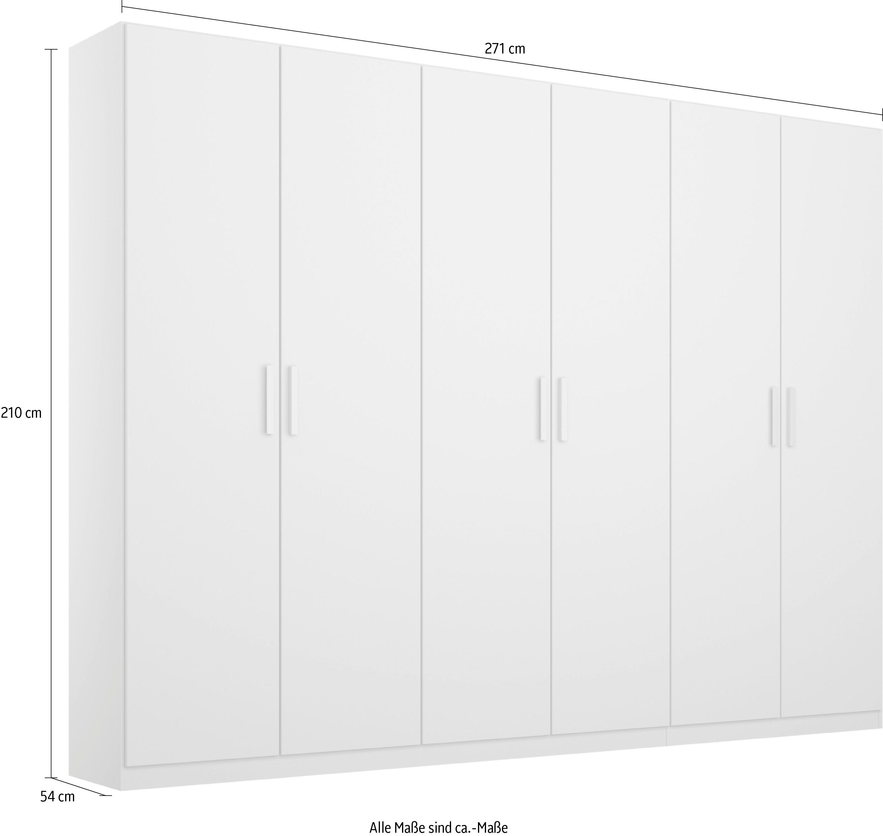 rauch Draaideurkast Kledingkast kast garderobe KOLUNA met decor-front inclusief 2 binnenladen en extra legplanken made in germany