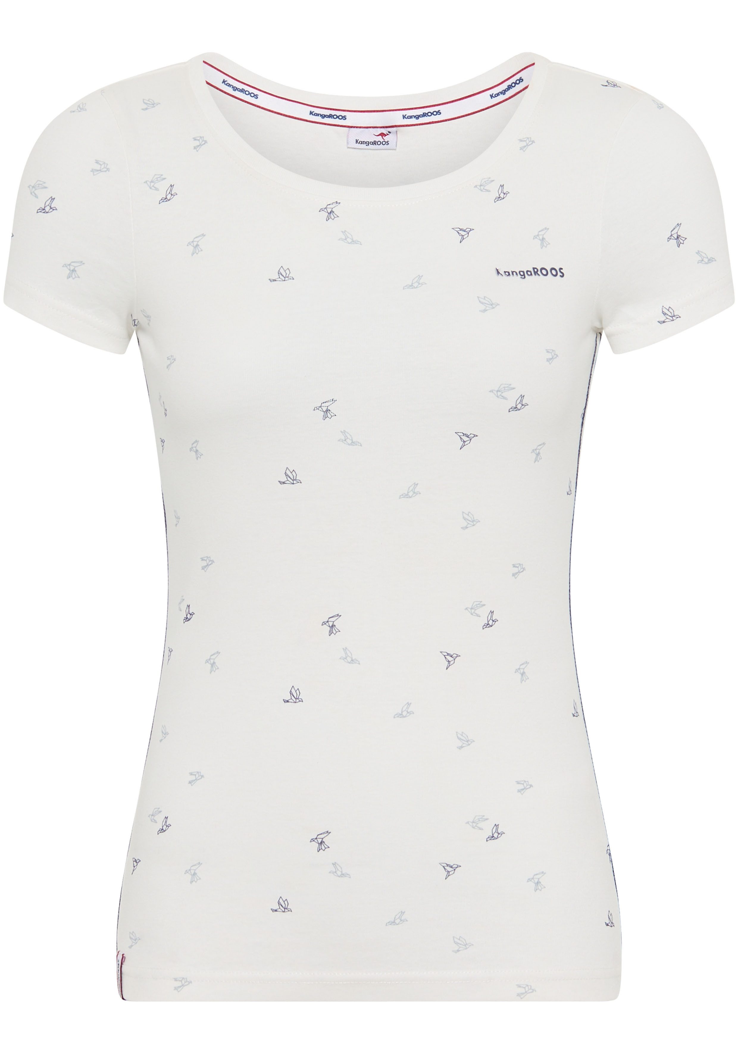 KangaROOS T-shirt Korte mouwen zeer figuurvolgend van 100% katoen