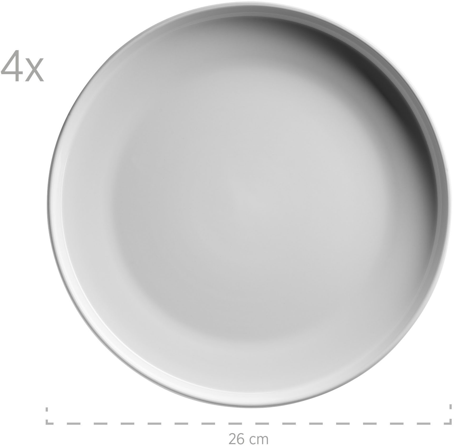 my home Combi-servies Kosima 16 delen, servies voor 4 personen (set)