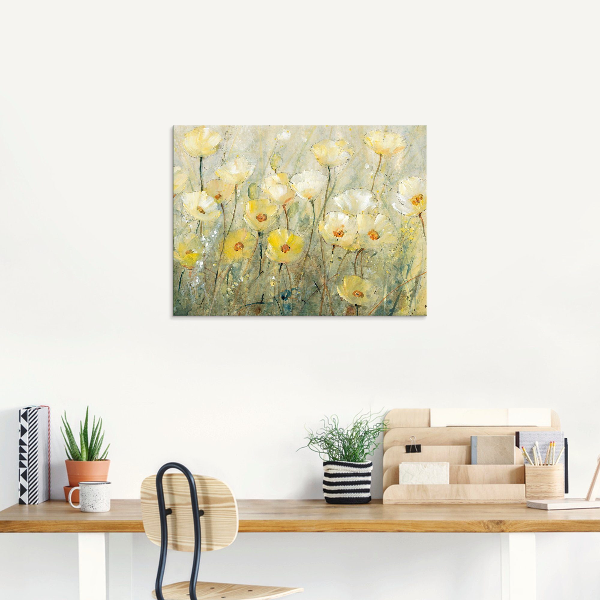 Artland Print op glas Zomer in volle bloei II