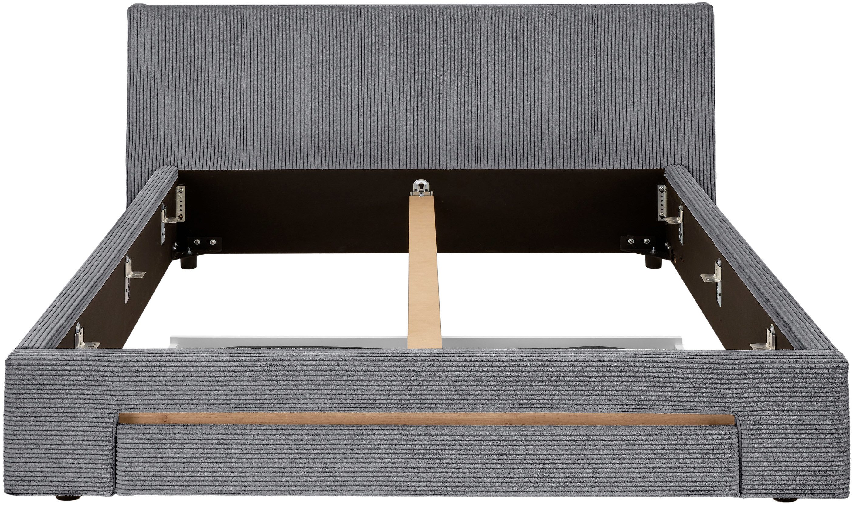 INOSIGN Gestoffeerd bed CiTY/GiRON, bedframe met bedlade, gestoffeerd opbergbed met hondenbed of opberglade, bekleding van corduroy of linnenlook
