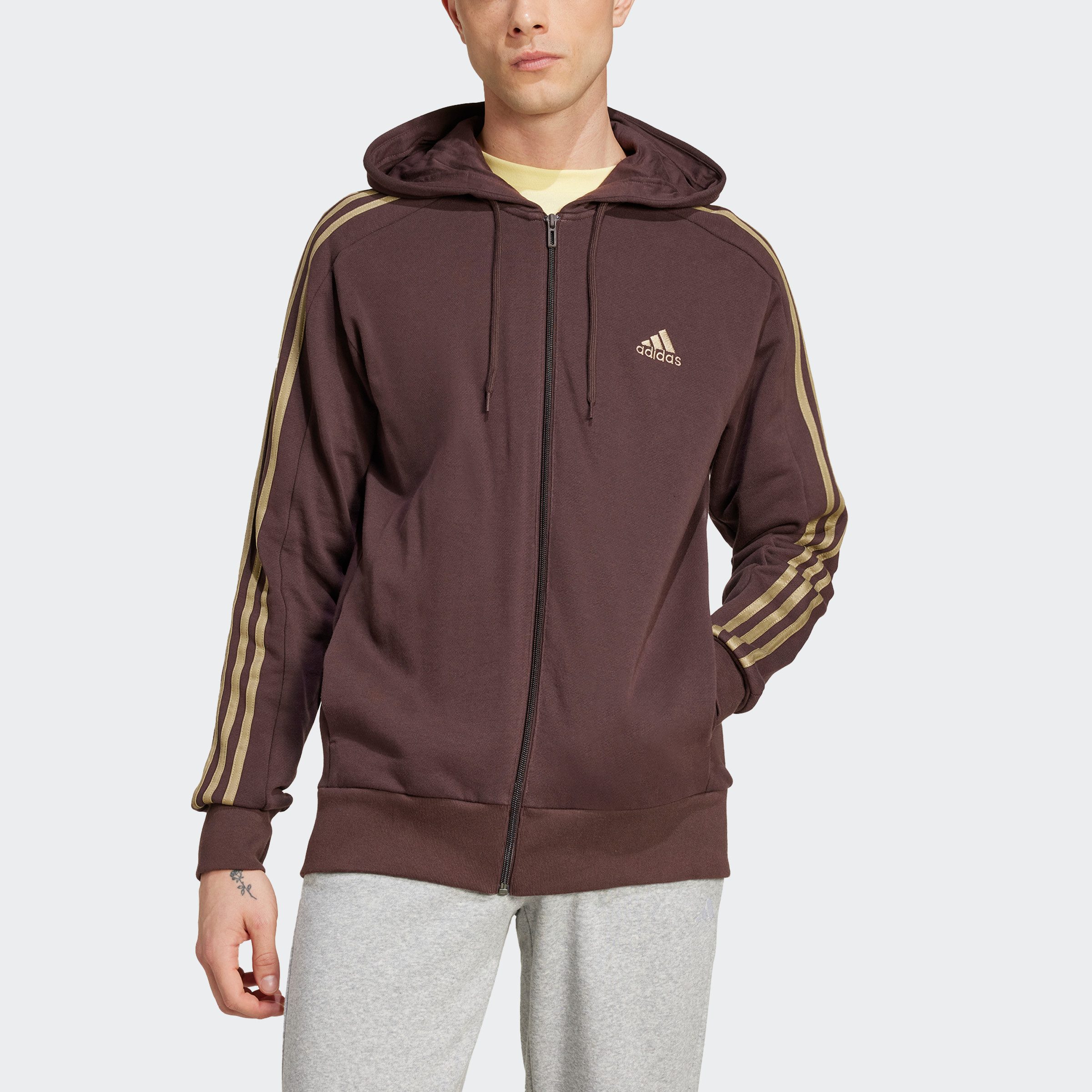 adidas Sportswear Capuchonsweatvest M 3S FT FZ HD (1-delig)