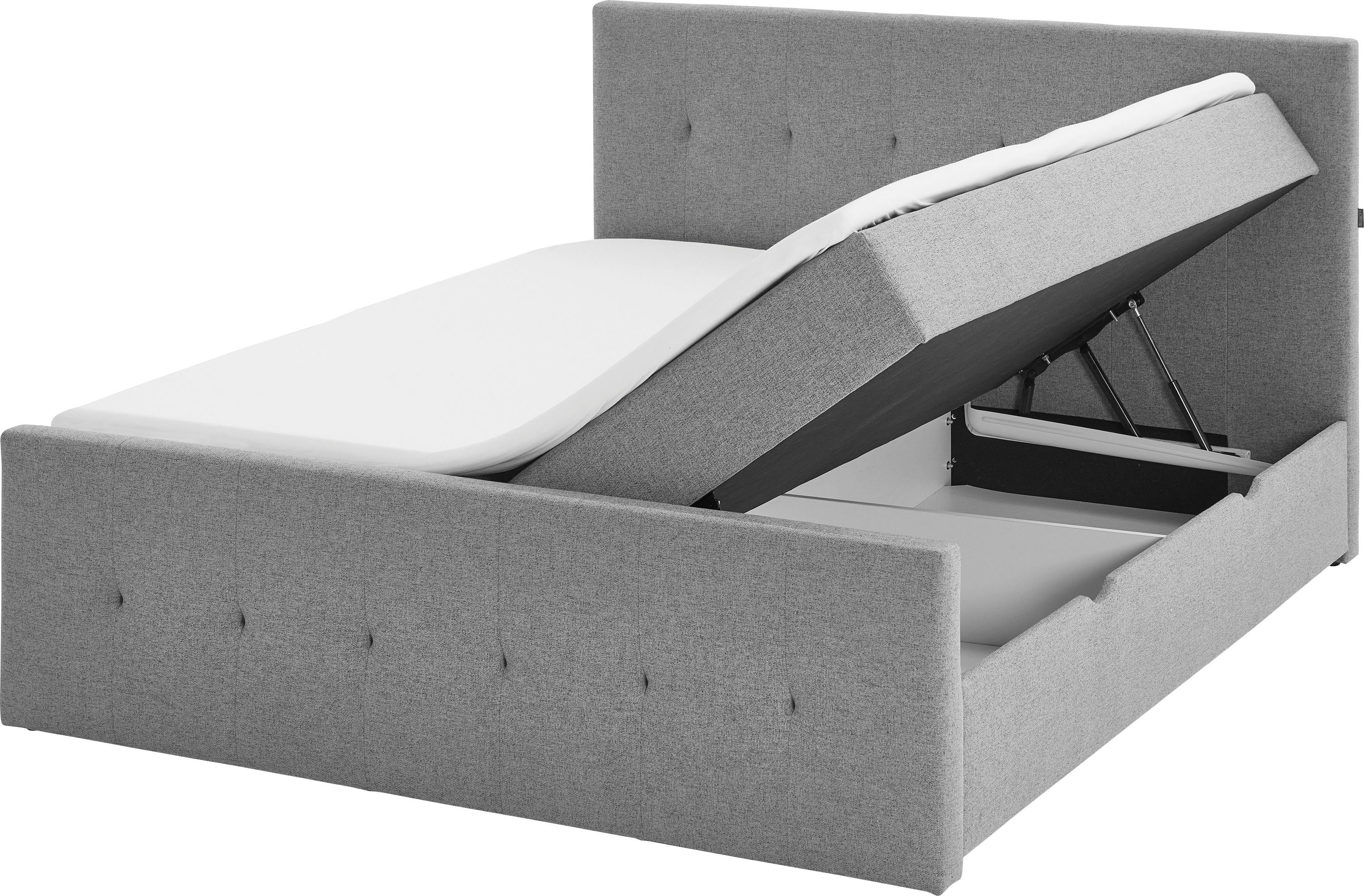 INOSIGN Boxspring Tessaja 180 x 200 cm, met bedkist, incl. topmatras