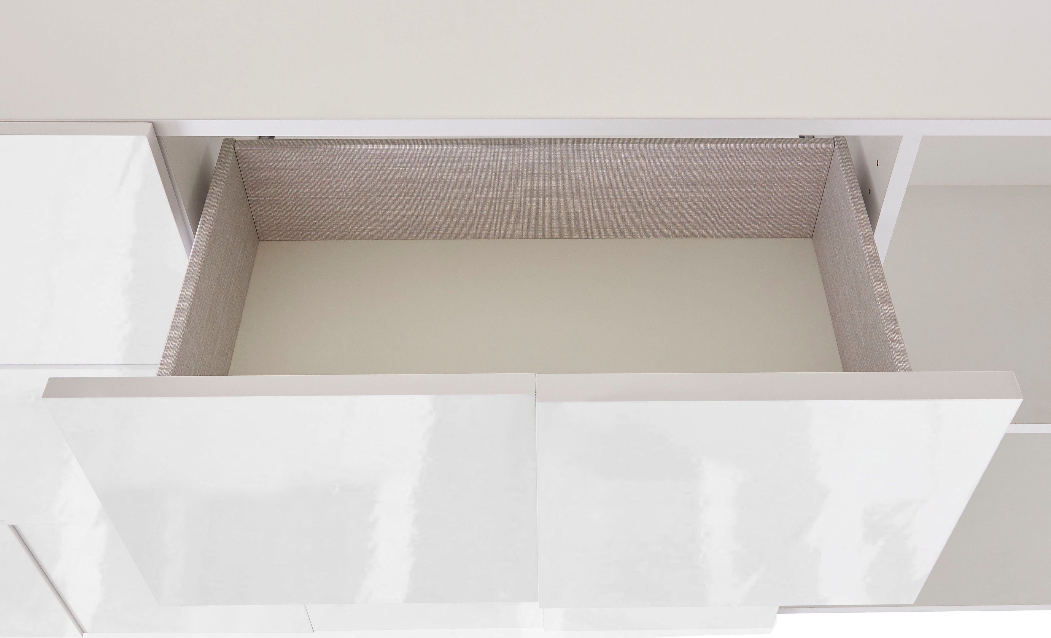 INOSIGN Dressoir Dama Breedte 181, Commode 2 deuren en 2 lades, Dressoir Front in 3D-uiterlijk, veel opbergruimte, verschillende kleuren