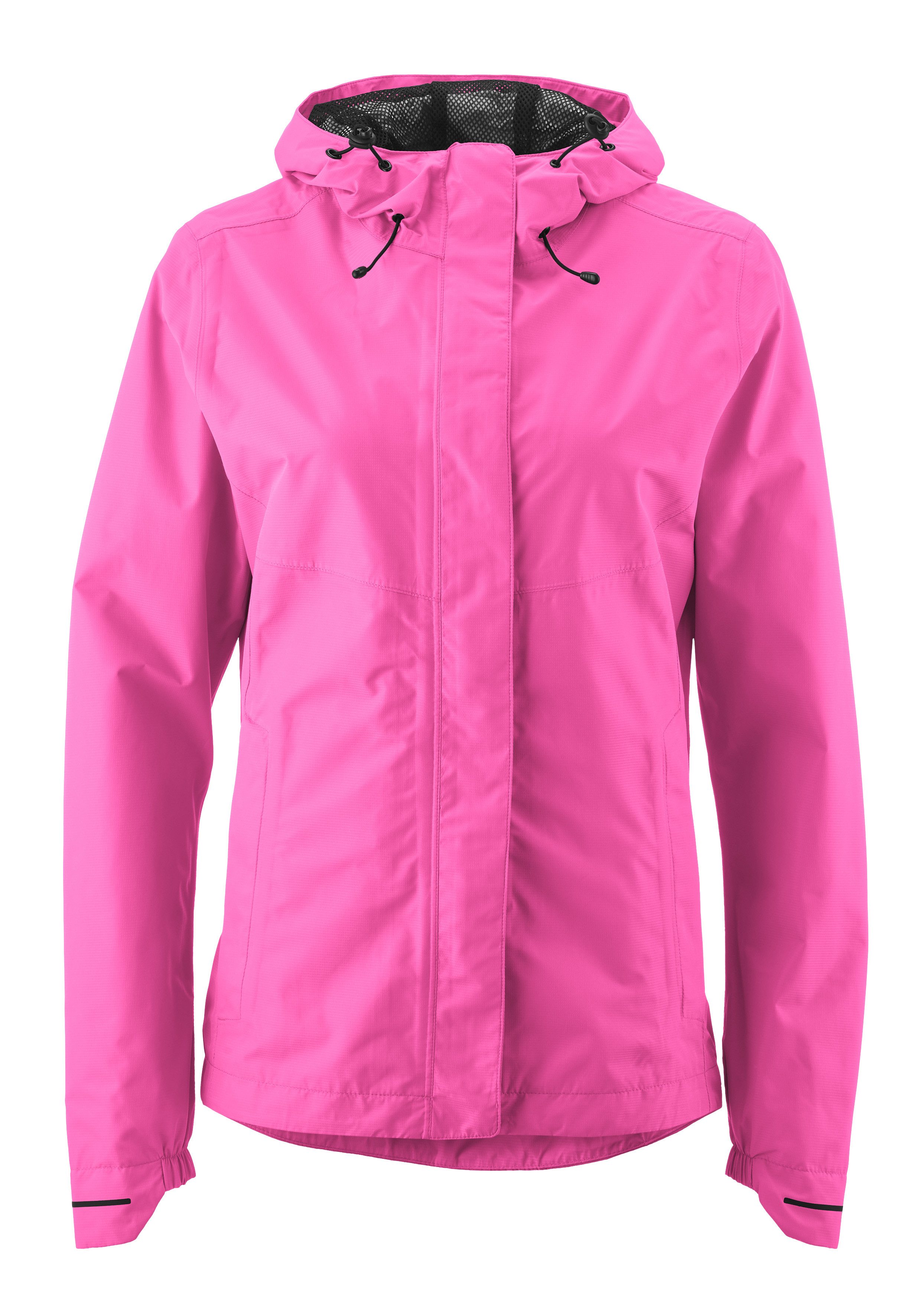 Gonso Fietsjack SAVE JACKET ESSENTIAL W Dames regenjack wind- en waterdicht, fietsjack met capuchon heren jassen maat 46 roze