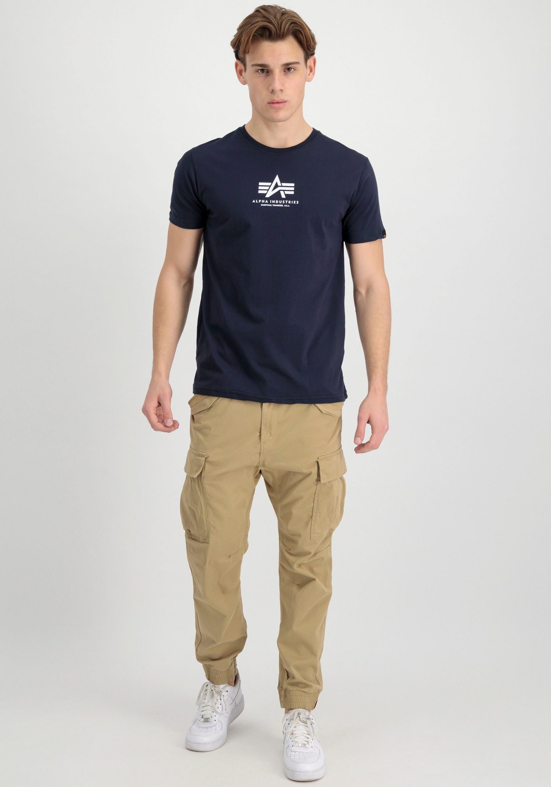 Alpha Industries Shirt met ronde hals Basic T ML