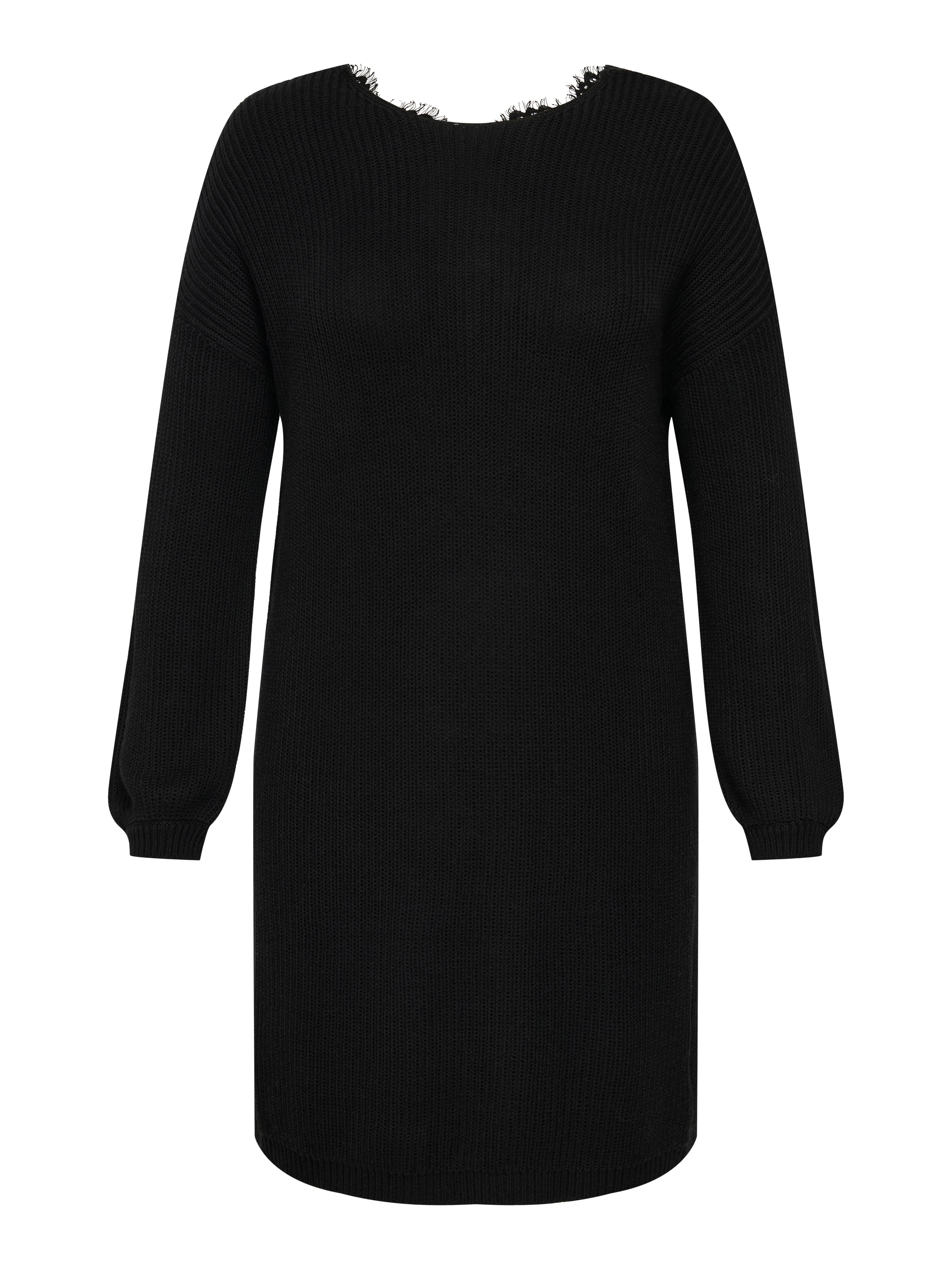 ONLY CARMAKOMA Gebreide jurk CARXENIA LIFE L S DRESS KNT