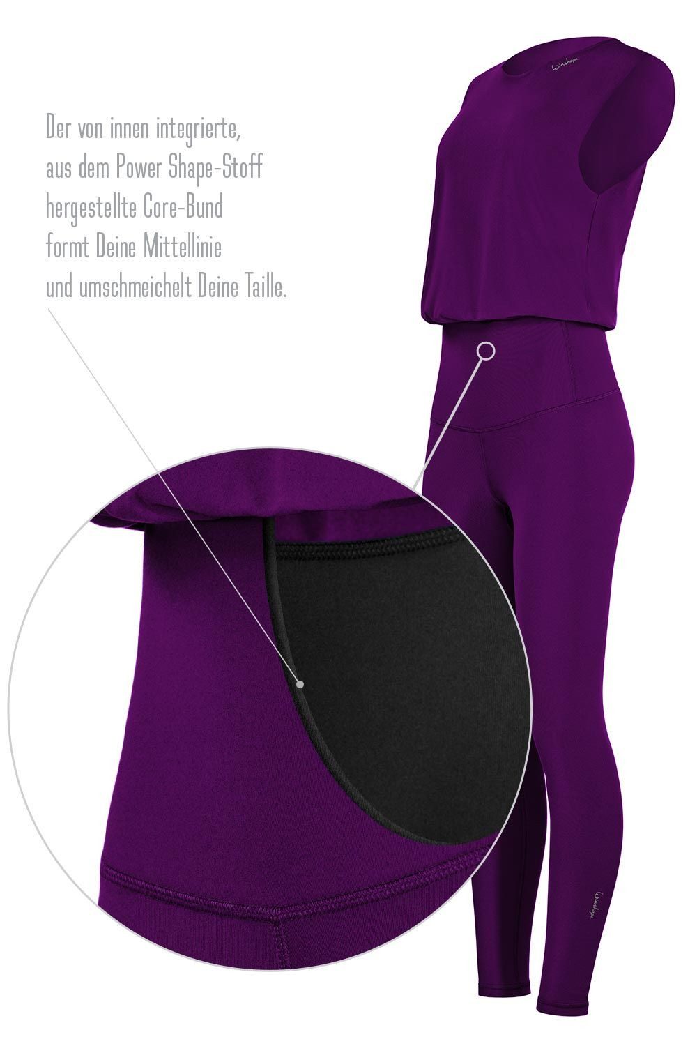 Winshape Jumpsuit JS102LSC Functioneel comfort