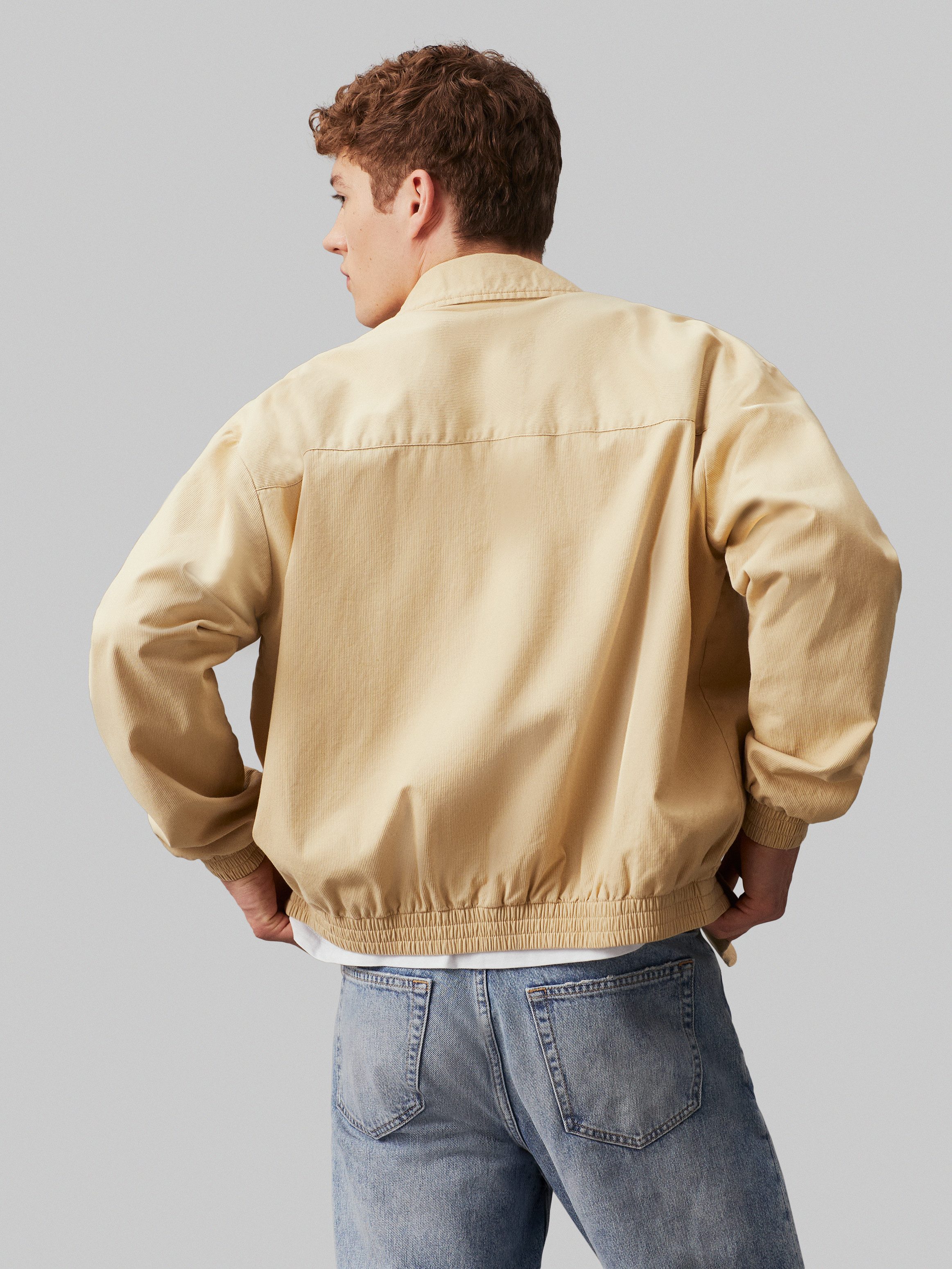 Calvin Klein Jack in collegestijl LINEAR TEXTURE HARRINGTON