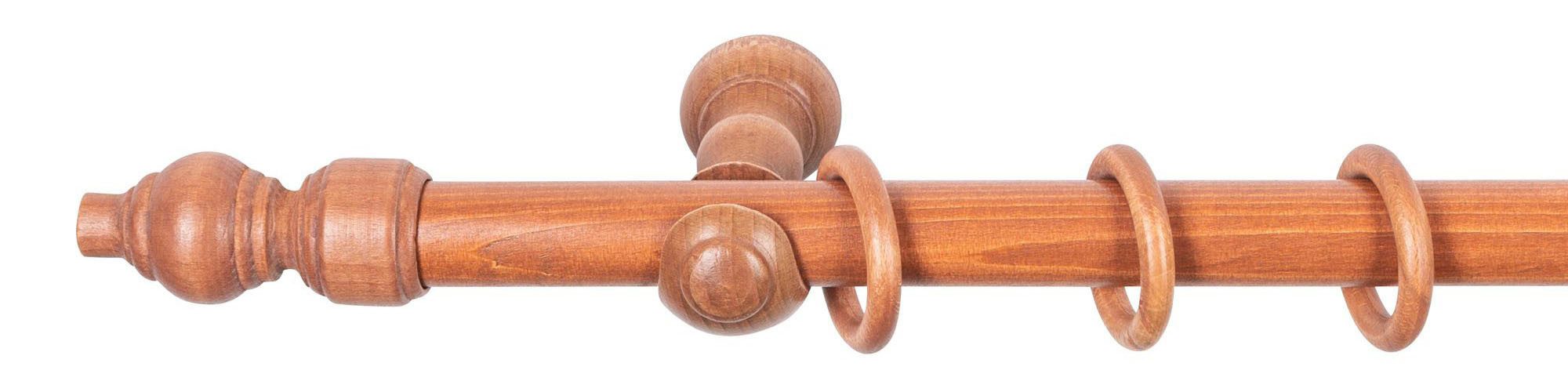 SN DECO GROUP Gordijnroede Filigrano 28 mm, hout, verschillende lengtes en kleuren, compleet set