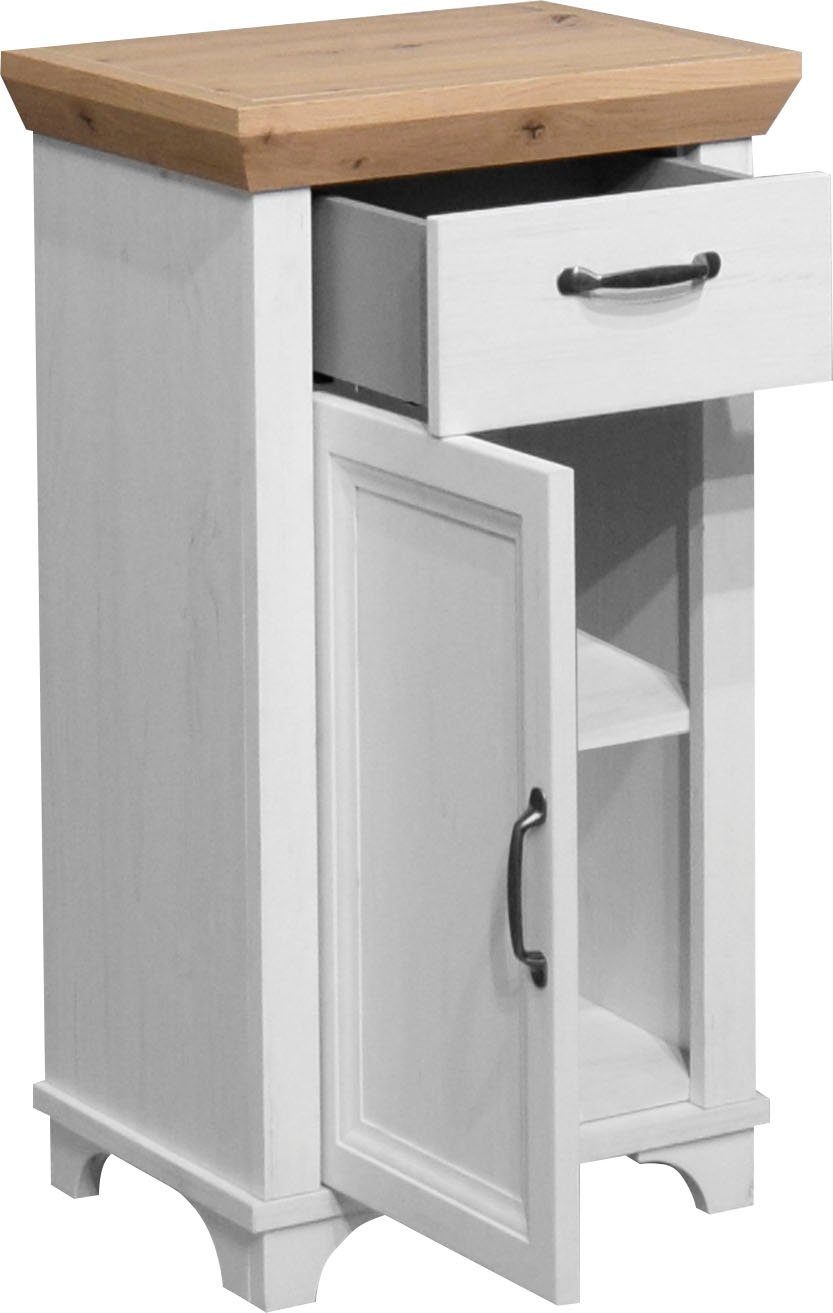 Mäusbacher Onderkast Mali Landelijke stijl, breedte 45 cm, hoogte 83 cm, metalen grepen
