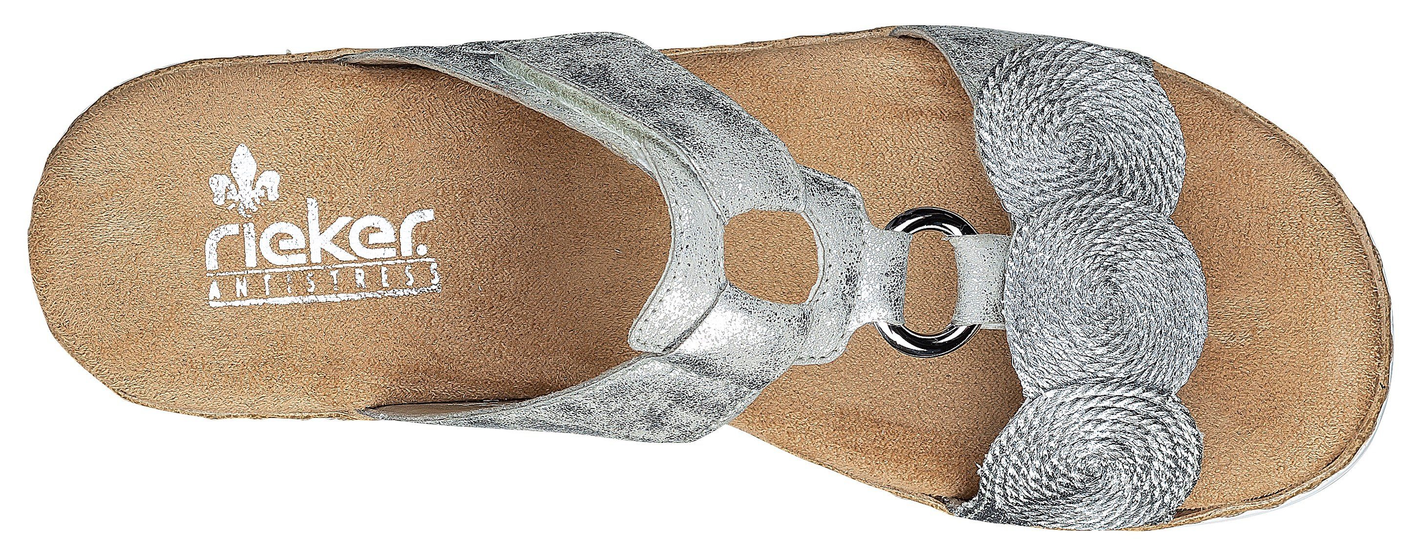 Rieker Slippers , sleehak, zomerschoen, slipper voor de zomer