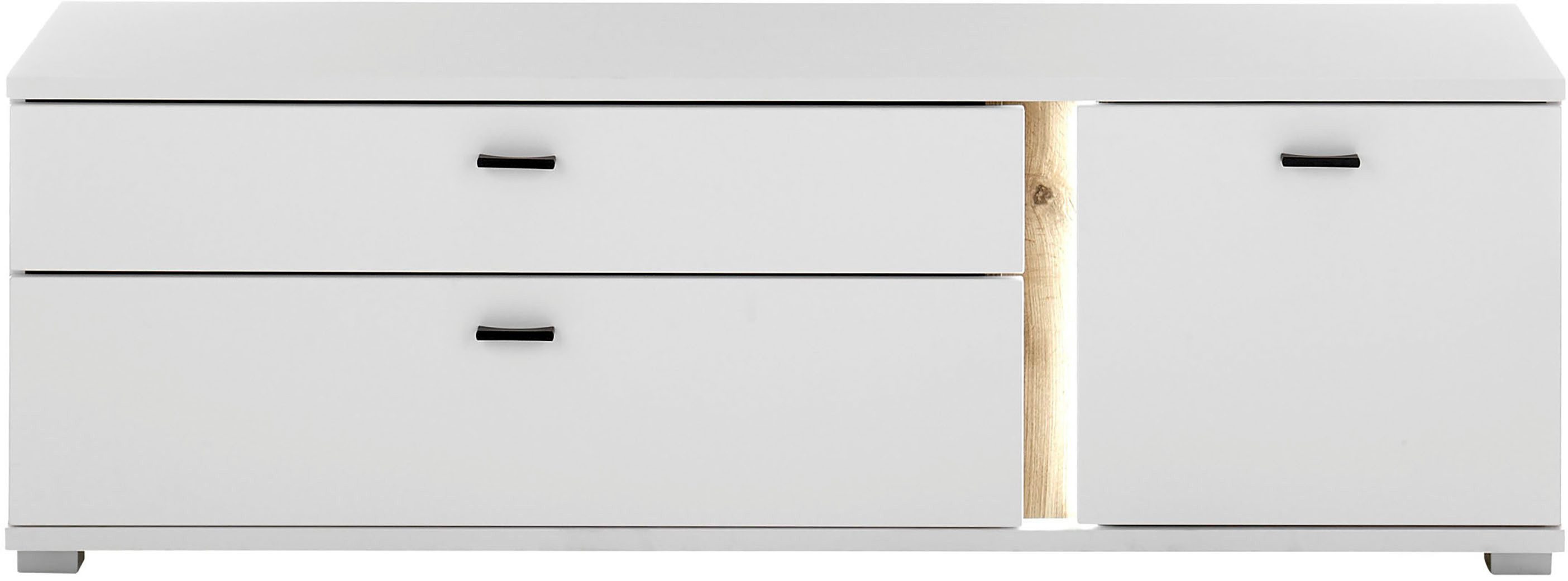 INOSIGN Tv-meubel Long Island in moderne trendkleur, inclusief verticale verlichting, breedte 150 cm (1 stuk)
