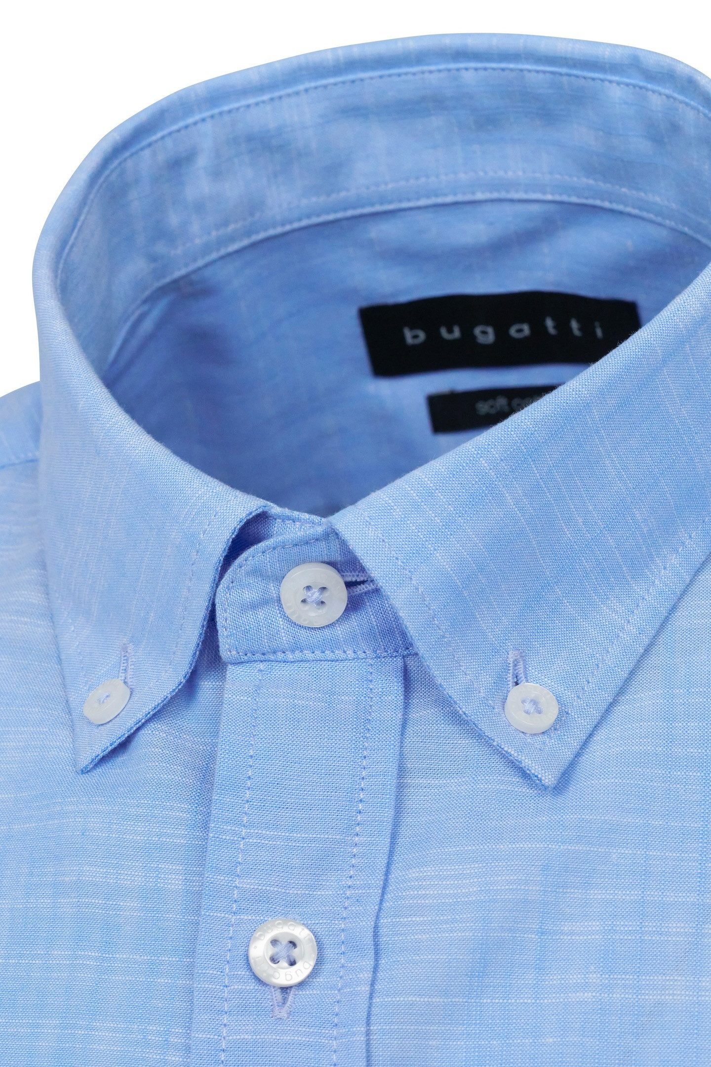 Bugatti Overhemd met korte mouwen met button-downkraag