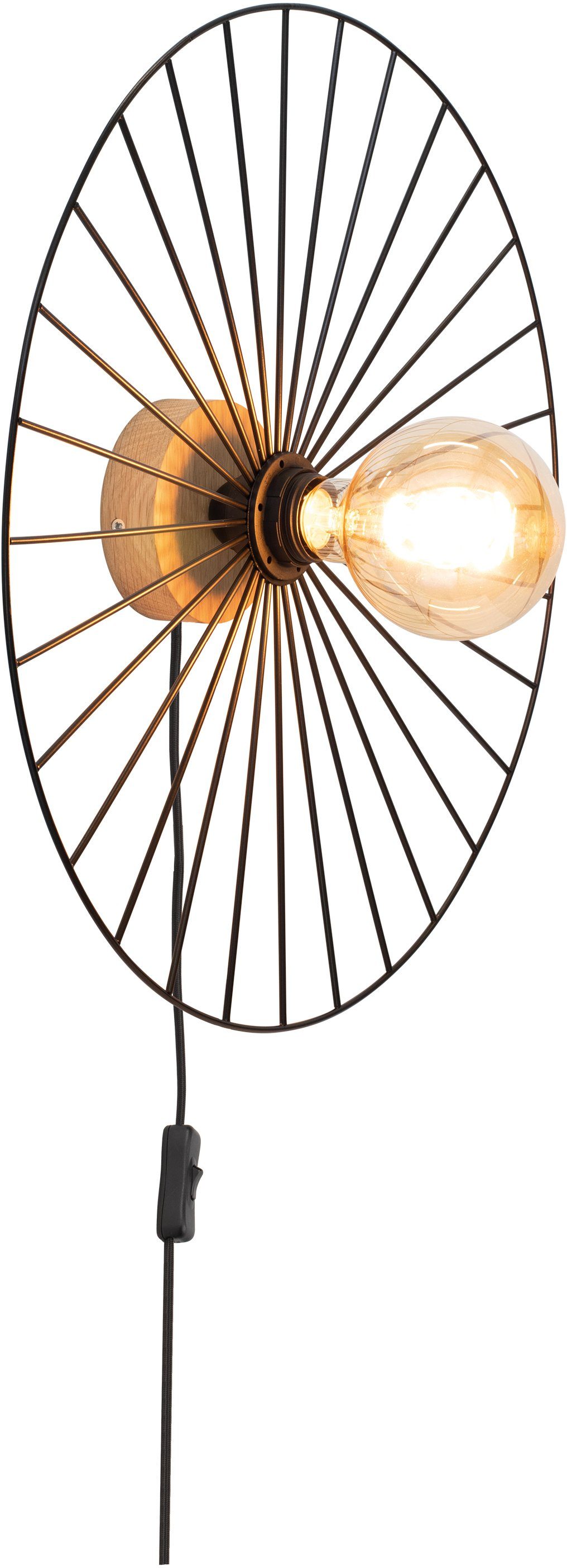 BRITOP LIGHTING Wandlamp ANTONELLA Decoratieve lamp van metaal, bijpassende LM E27 / excl., made in Europe (1 stuk)