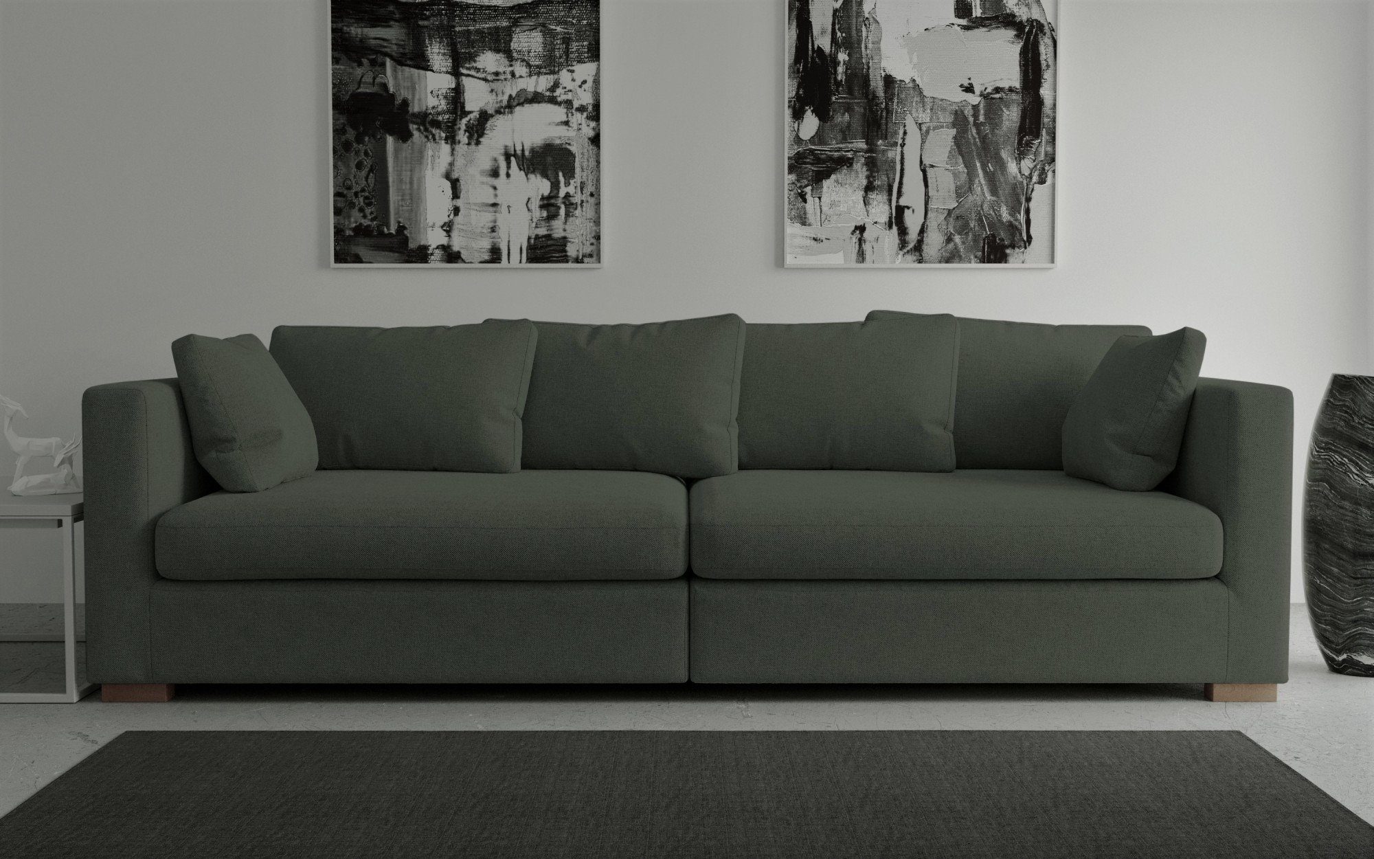 Guido Maria Kretschmer Home&Living Megabank Arles extra diepe zitting, verkrijgbaar in verschillende typen bekleding