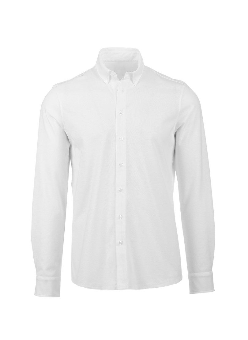 Trigema Poloshirt TRIGEMA business overhemd van DELUXE single jersey (1-delig)