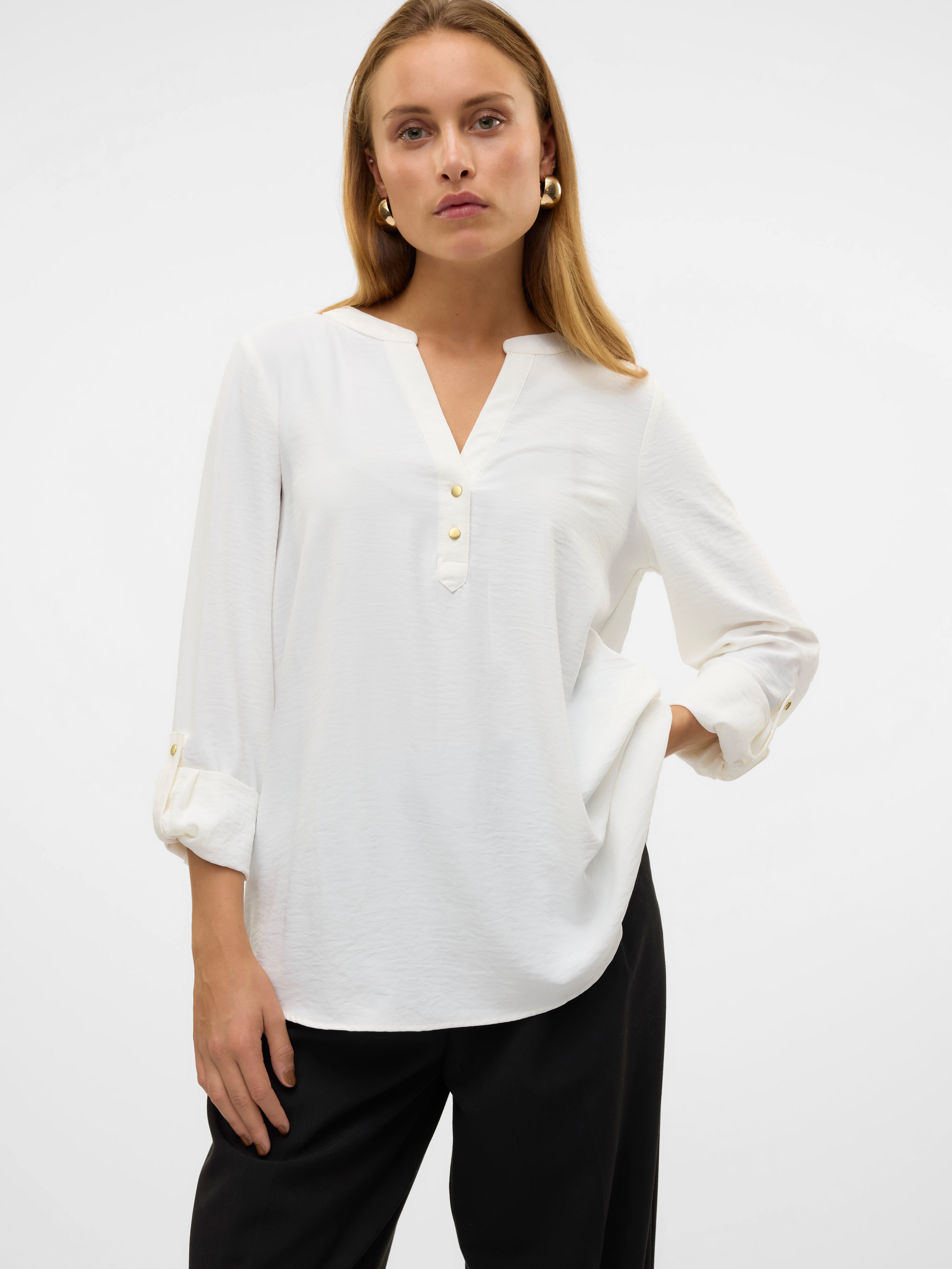 Vero Moda Shirt VMANI LS TOP WVN GA NOOS