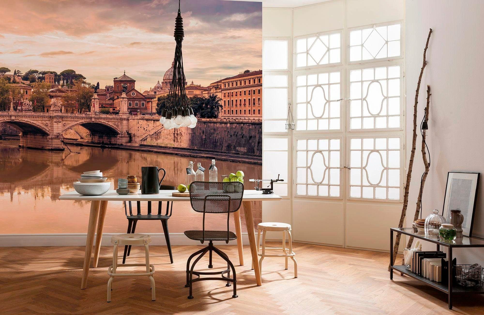 Komar Vliesbehang Digitale print vlies - Copper - Afmeting 400 x 250 cm (1 stuk)