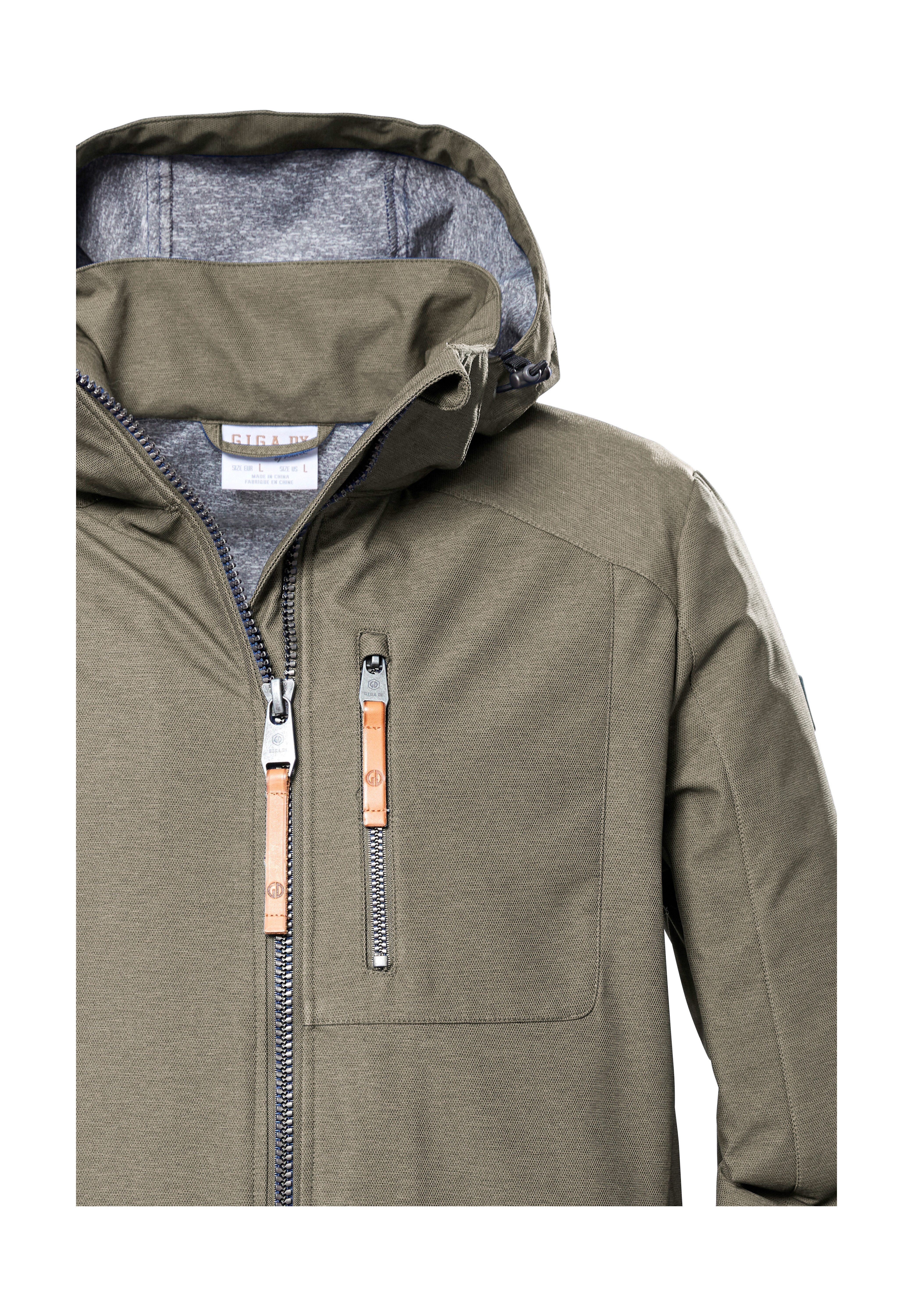 G.I.G.A. DX by killtec Softshell-jack GS 7 MN SFTSHLL JCKT Heren softshelljack: waterafstotend, afneembare capuchon, duurzaam