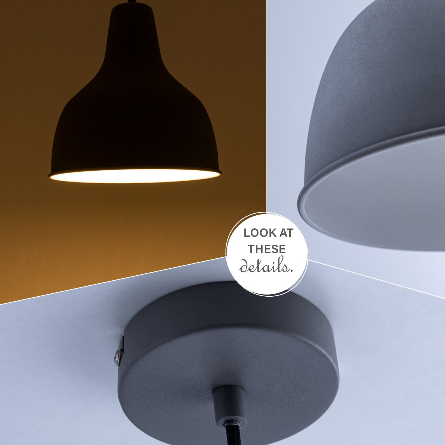 Paco Home Hanglamp Charlie Hanglamp eetkamer keukenlamp hangend Eettafellamp E27