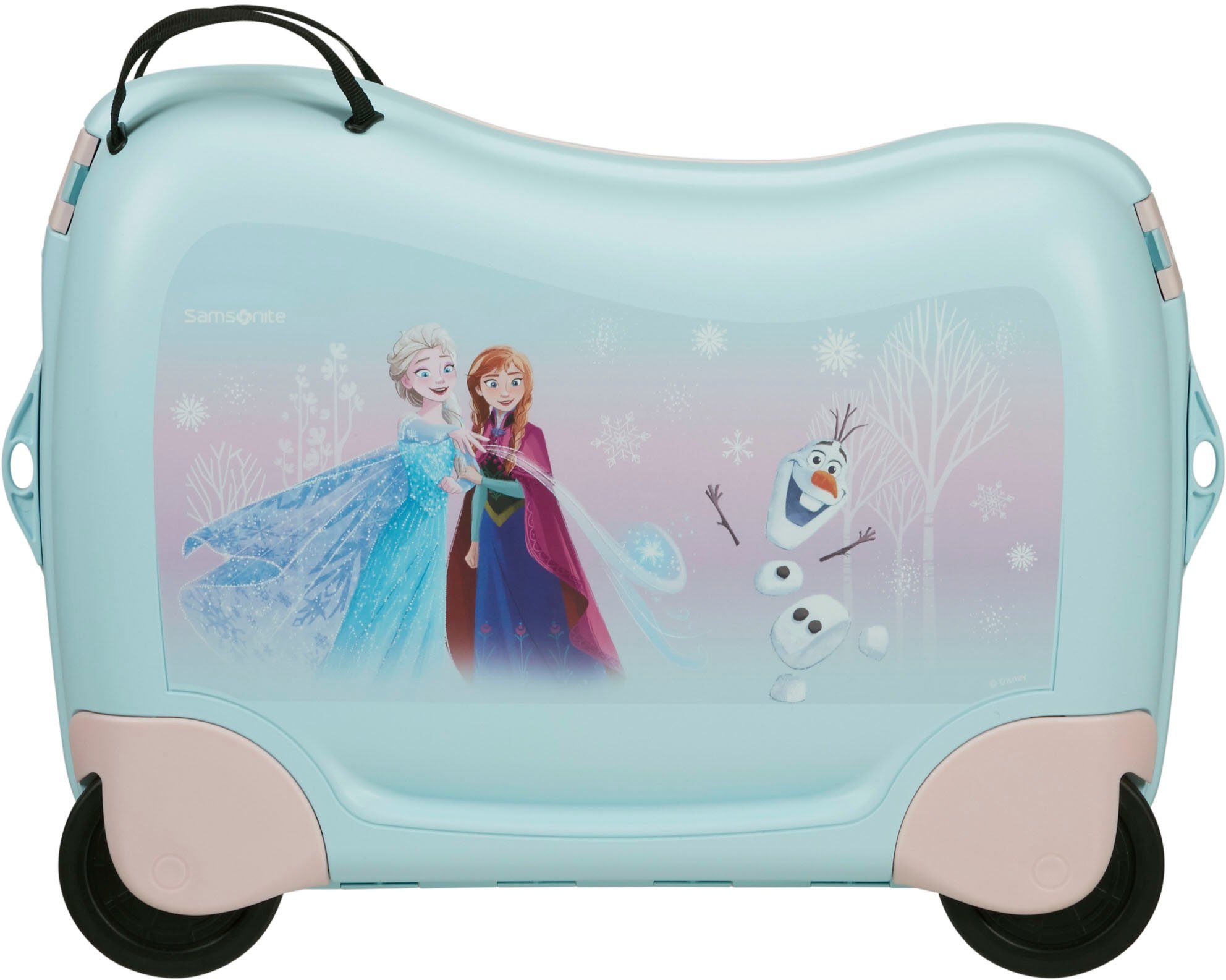 Samsonite Kinderkoffer Dream2Go Ride-on Trolley Disney Frozen Kinder reis koffer handbagage om op te zitten en te trekken
