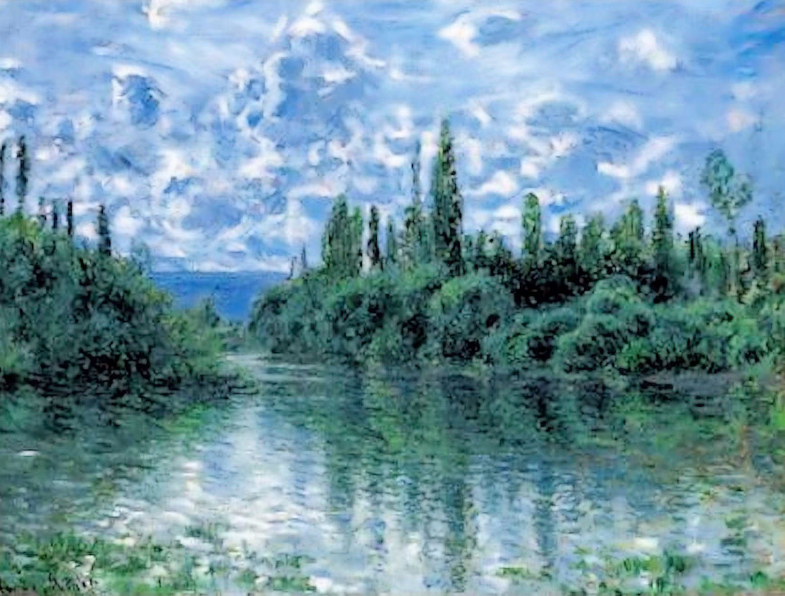 Home affaire Artprint MONET / arm van de Seine bij Vetheuil (1 stuk)